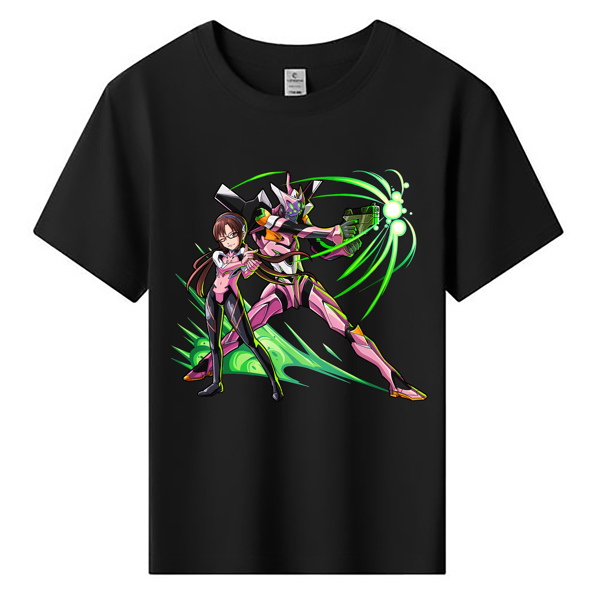 （画像用） EVA 新世紀エヴァンゲリオン 綿100％キッズTシャツ（フロントプリント）
