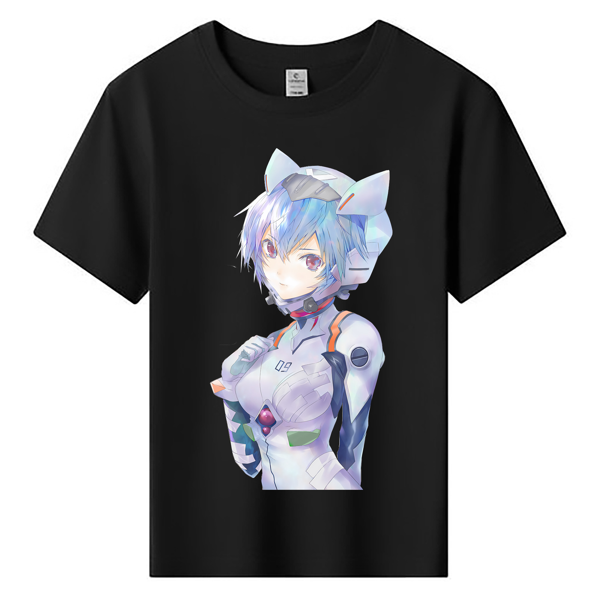 （画像用） EVA 新世紀エヴァンゲリオン 綿100％キッズTシャツ（フロントプリント）