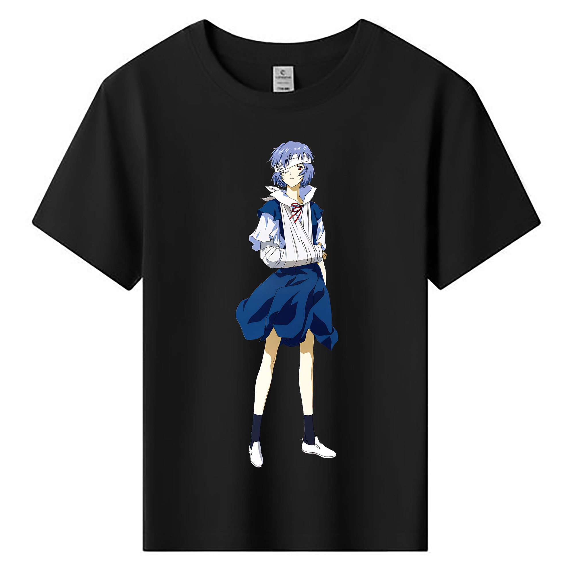 （画像用） EVA 新世紀エヴァンゲリオン 綿100％キッズTシャツ（フロントプリント）