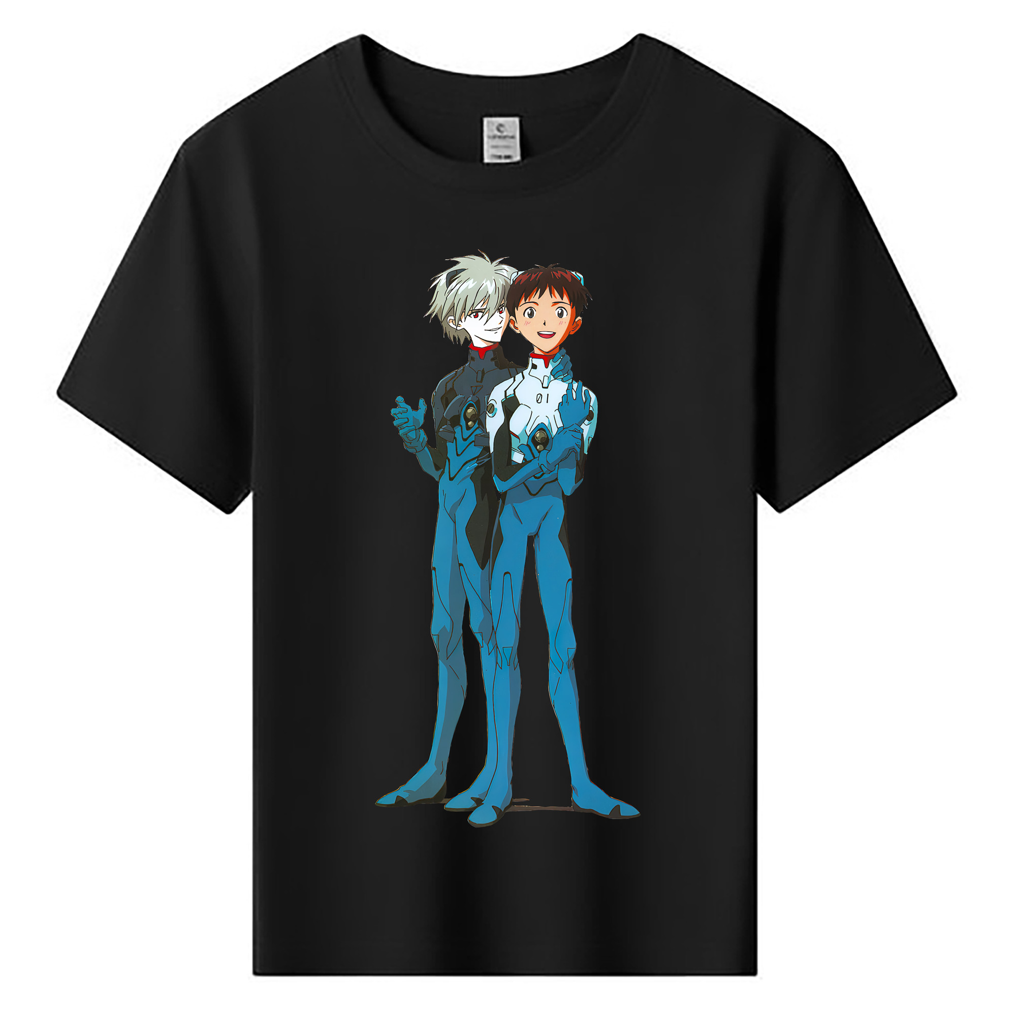 （画像用） EVA 新世紀エヴァンゲリオン 綿100％キッズTシャツ（フロントプリント）