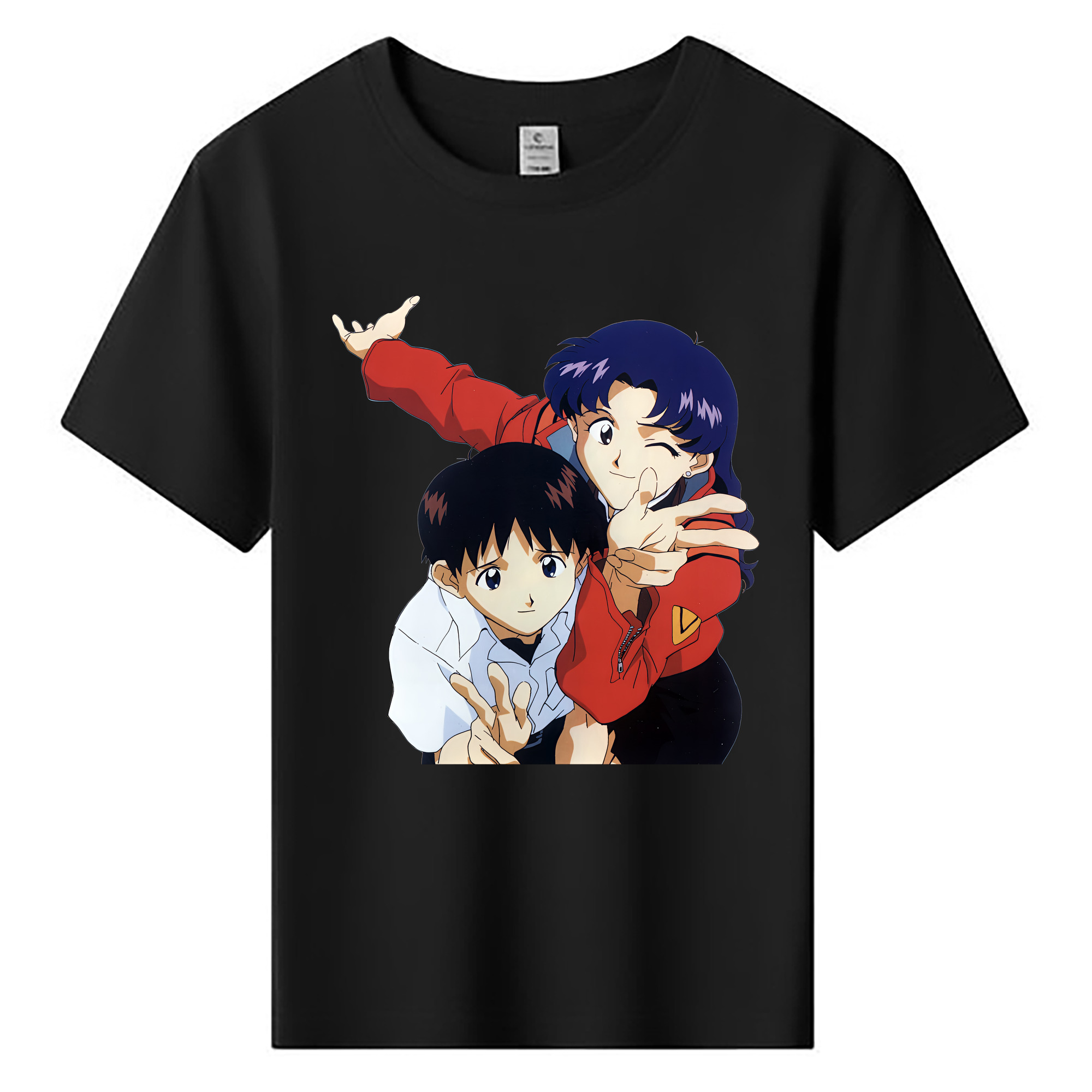 （画像用） EVA 新世紀エヴァンゲリオン 綿100％キッズTシャツ（フロントプリント）