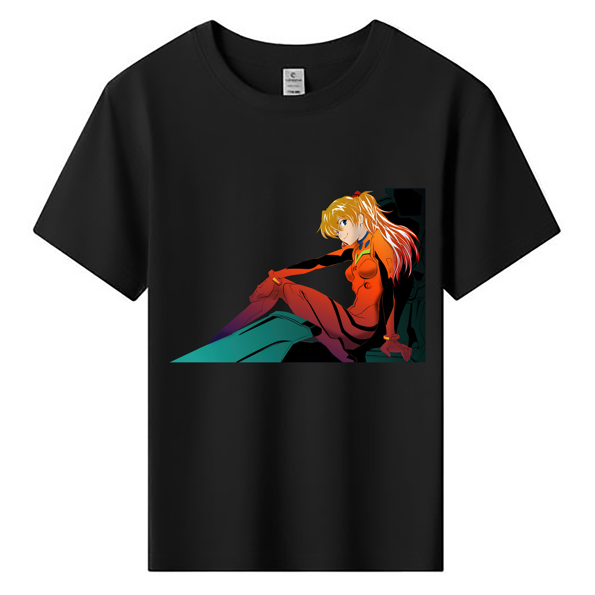 （画像用） EVA 新世紀エヴァンゲリオン 綿100％キッズTシャツ（フロントプリント）