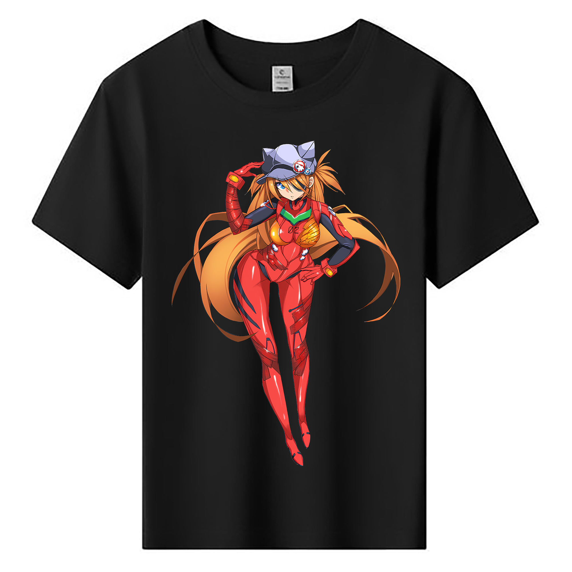 （画像用） EVA 新世紀エヴァンゲリオン 綿100％キッズTシャツ（フロントプリント）