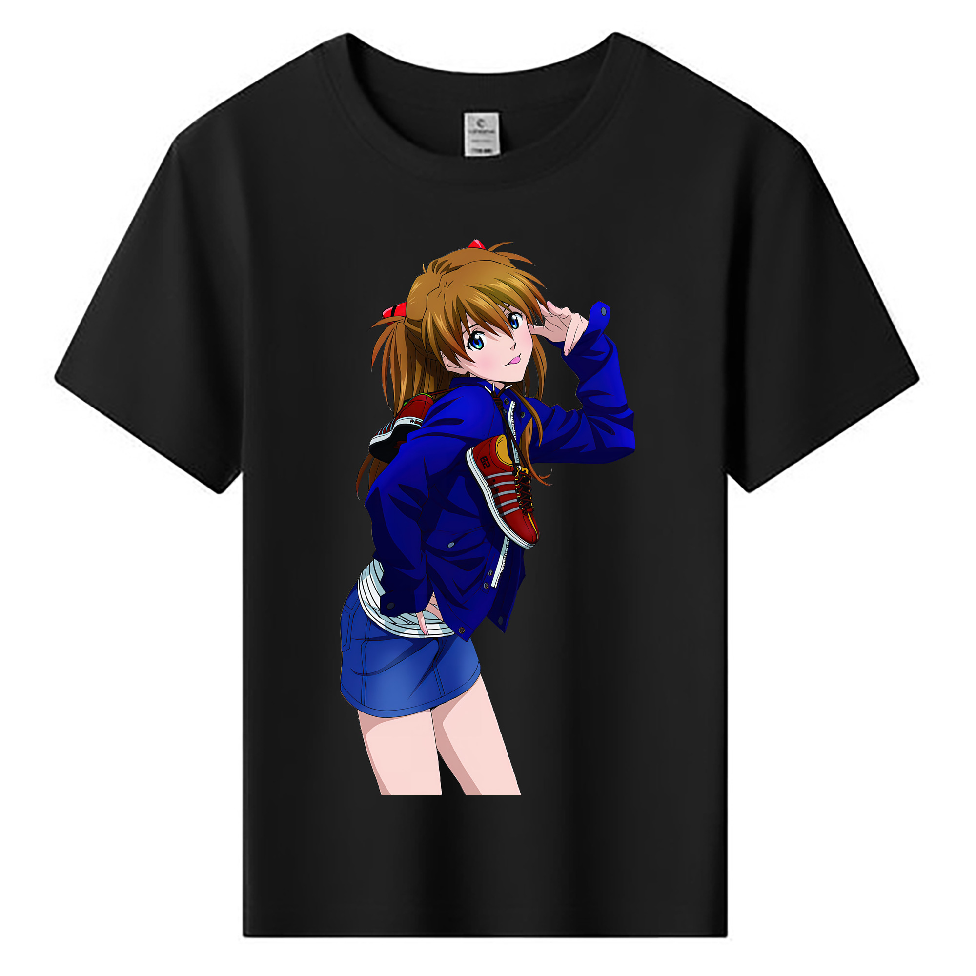 （画像用） EVA 新世紀エヴァンゲリオン 綿100％キッズTシャツ（フロントプリント）