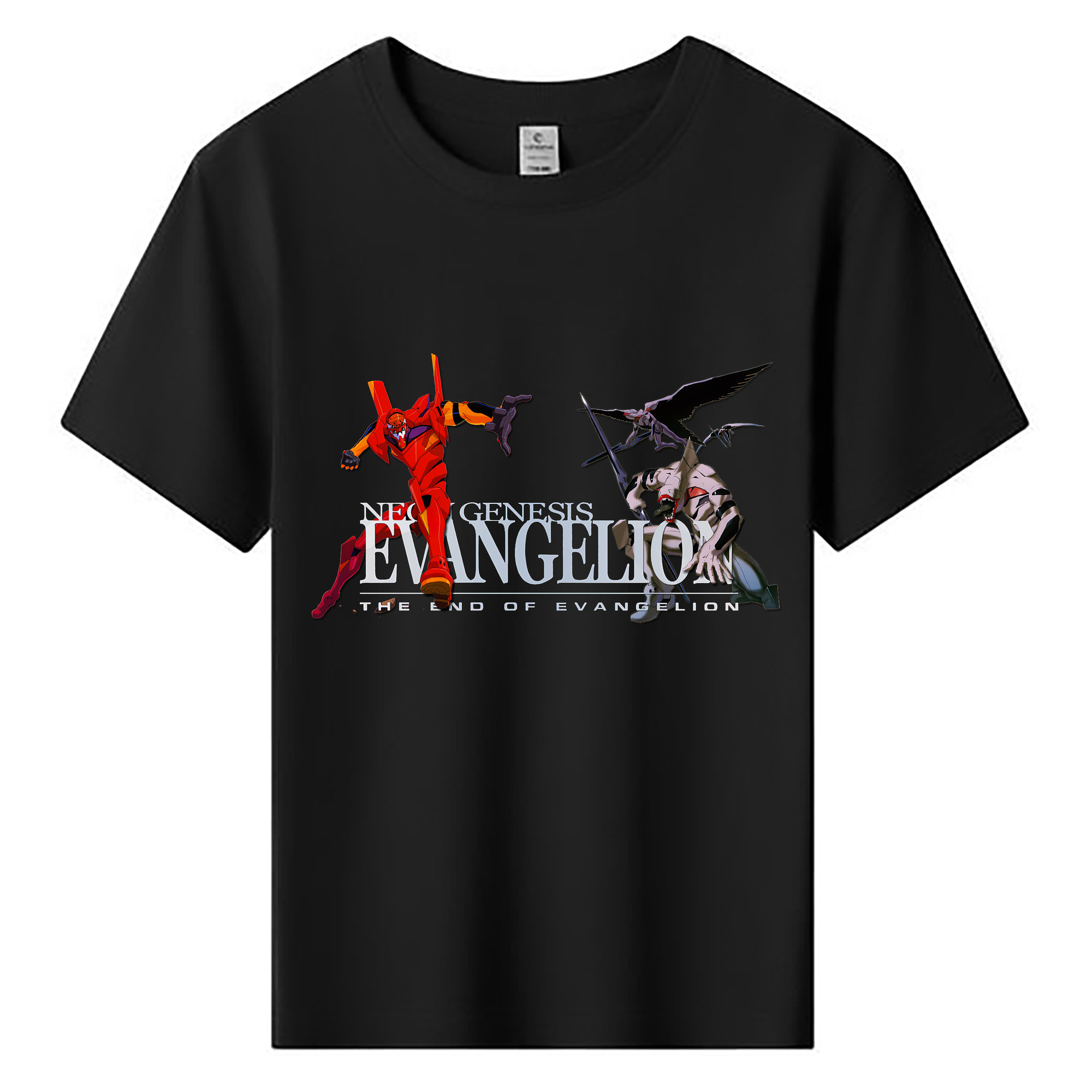 （画像用） EVA 新世紀エヴァンゲリオン 綿100％キッズTシャツ（フロントプリント）