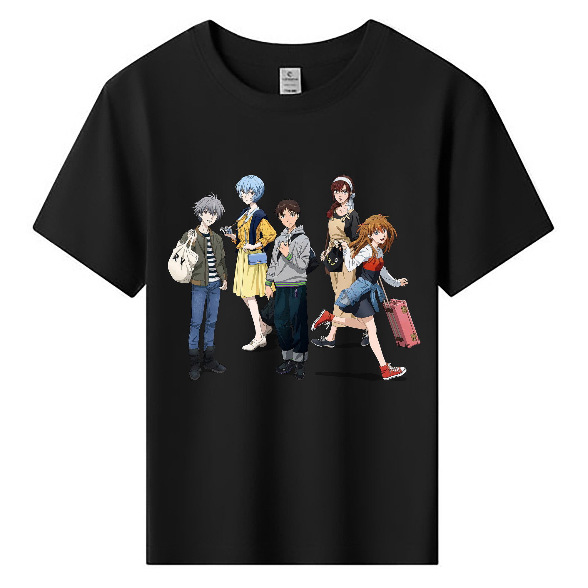 （画像用） EVA 新世紀エヴァンゲリオン 綿100％キッズTシャツ（フロントプリント）