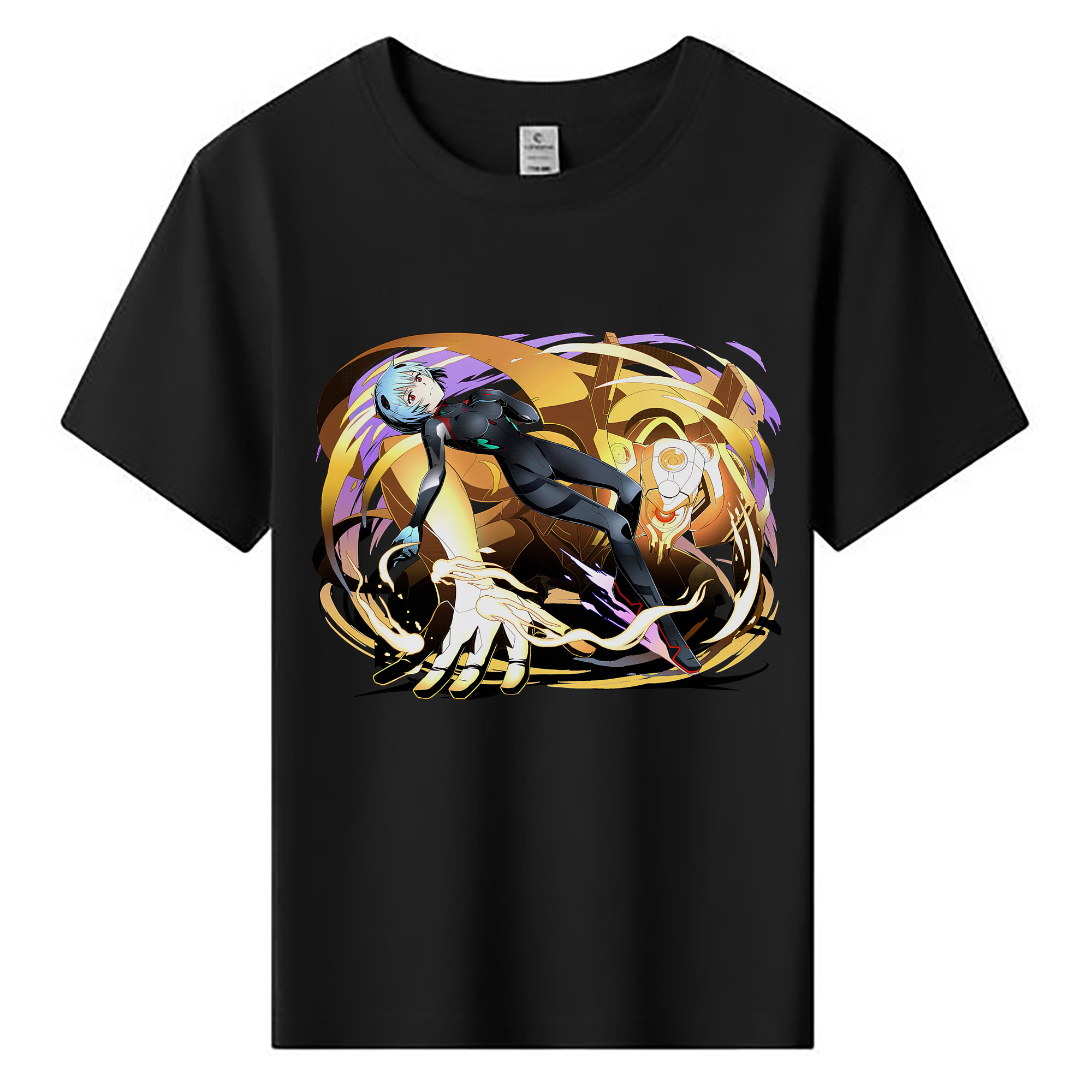 （画像用） EVA 新世紀エヴァンゲリオン 綿100％キッズTシャツ（フロントプリント）