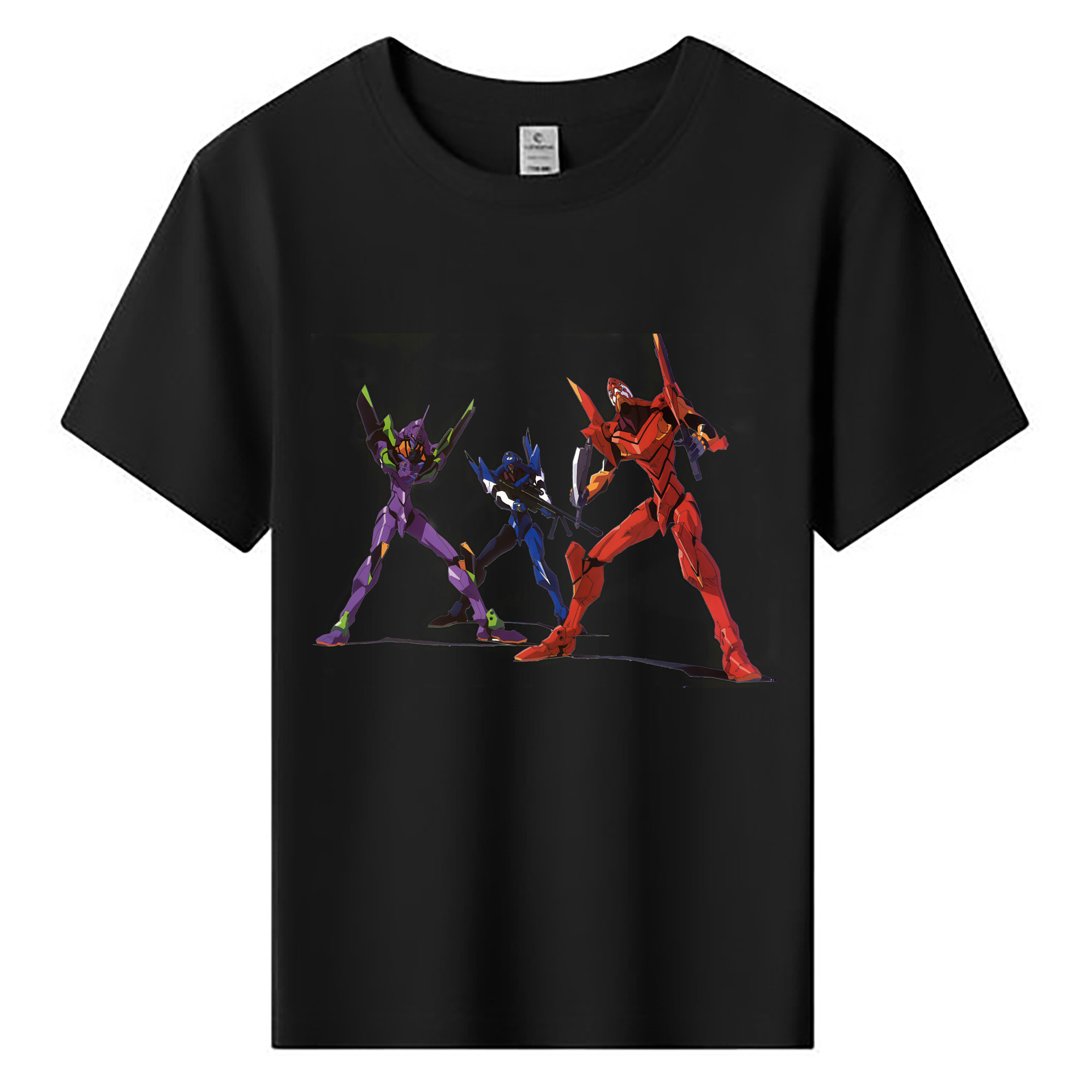 （画像用） EVA 新世紀エヴァンゲリオン 綿100％キッズTシャツ（フロントプリント）