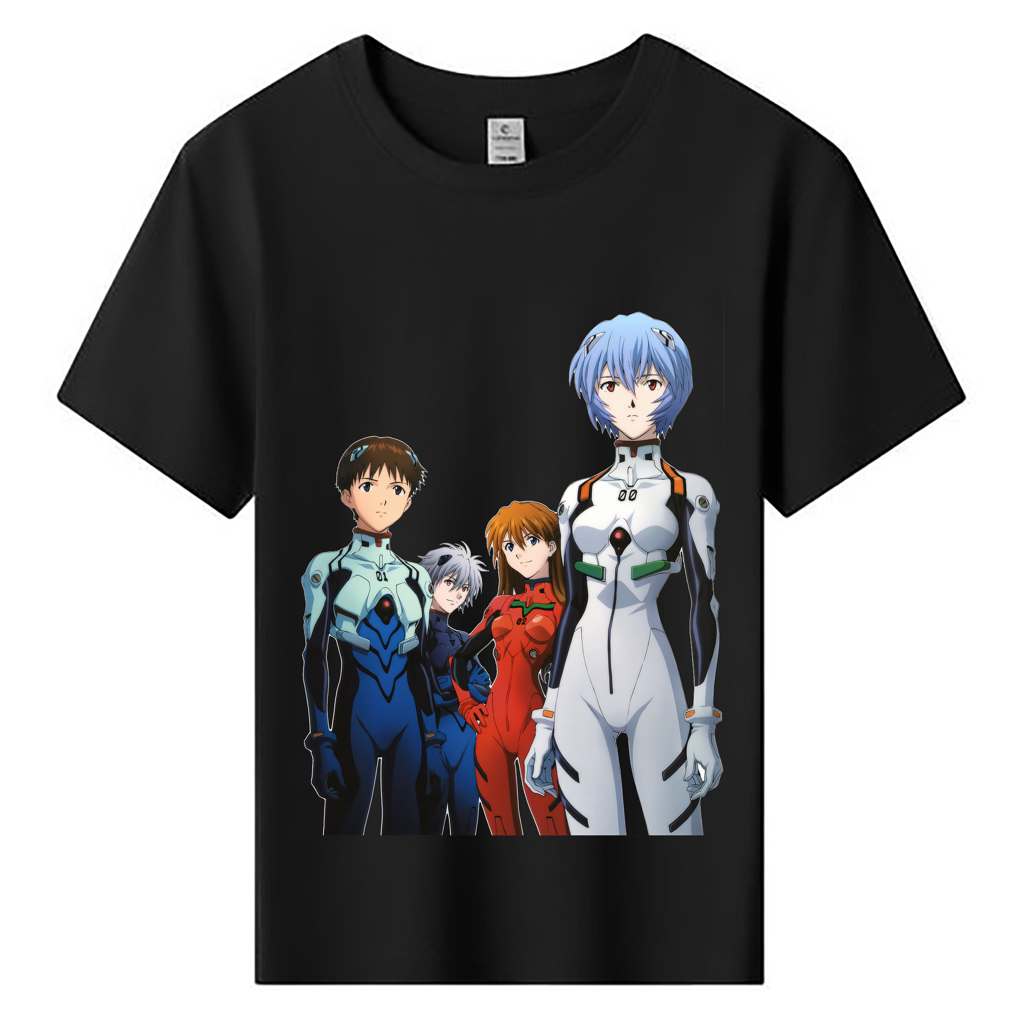 （画像用） EVA 新世紀エヴァンゲリオン 綿100％キッズTシャツ（フロントプリント）
