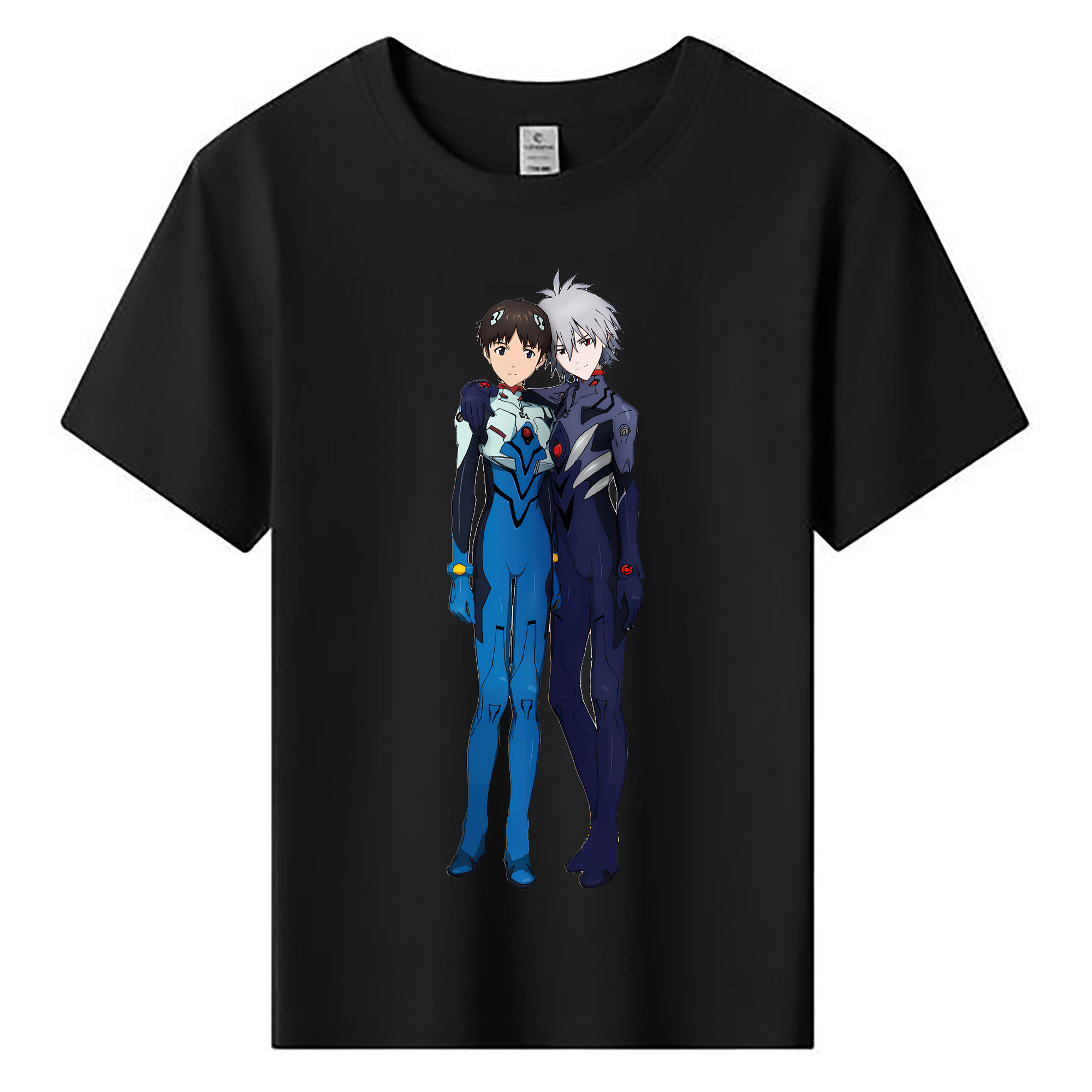 （画像用） EVA 新世紀エヴァンゲリオン 綿100％キッズTシャツ（フロントプリント）