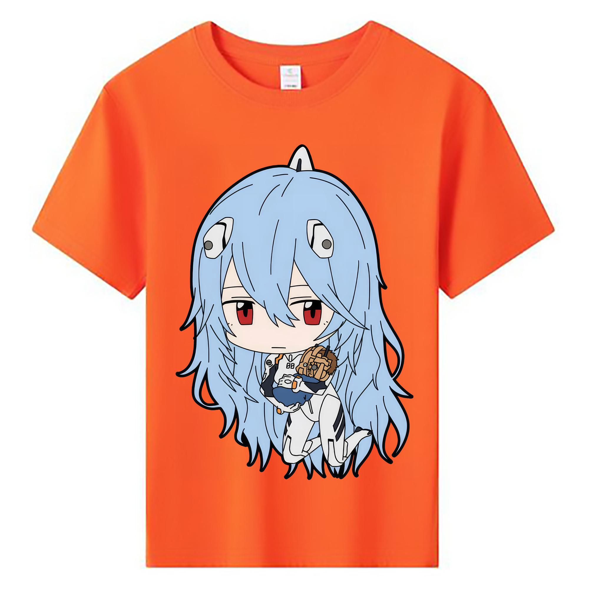 （画像用） EVA 新世紀エヴァンゲリオン 綿100％キッズTシャツ（フロントプリント）