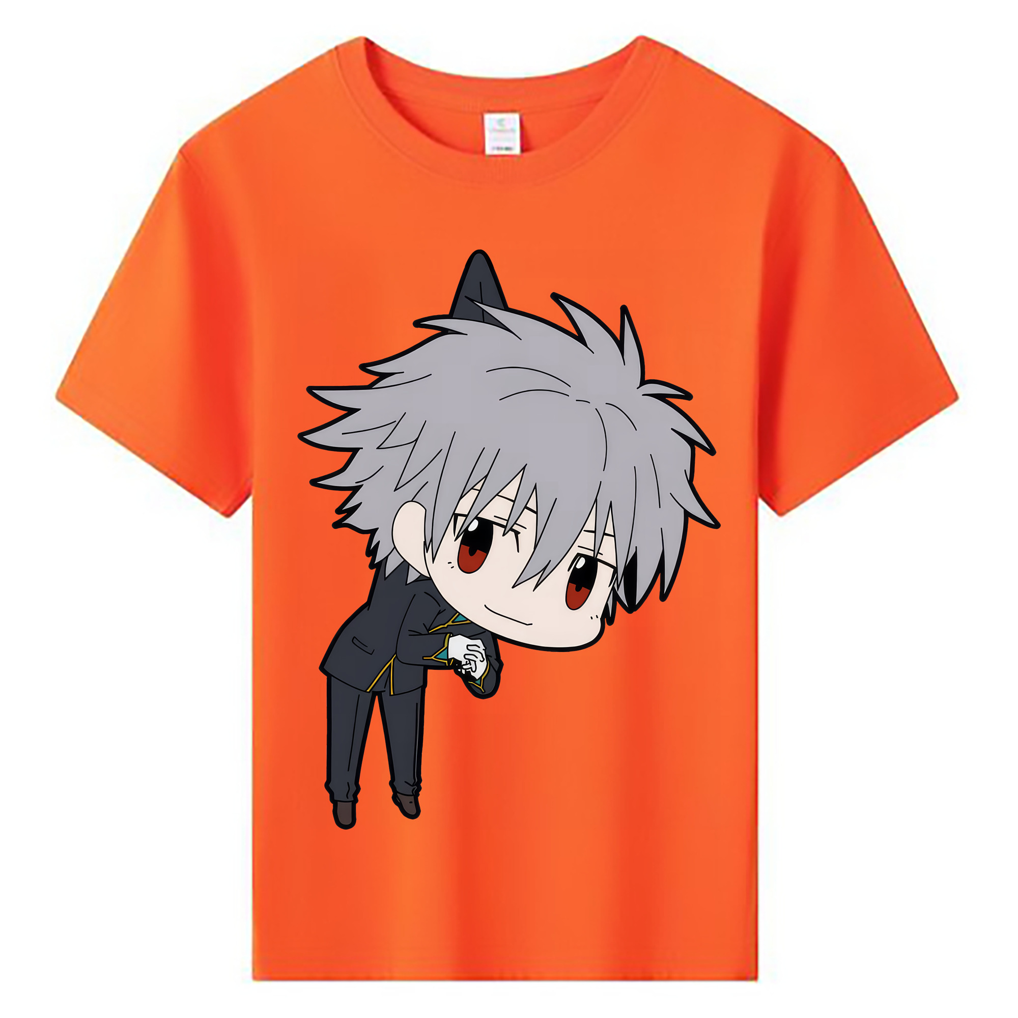 （画像用） EVA 新世紀エヴァンゲリオン 綿100％キッズTシャツ（フロントプリント）