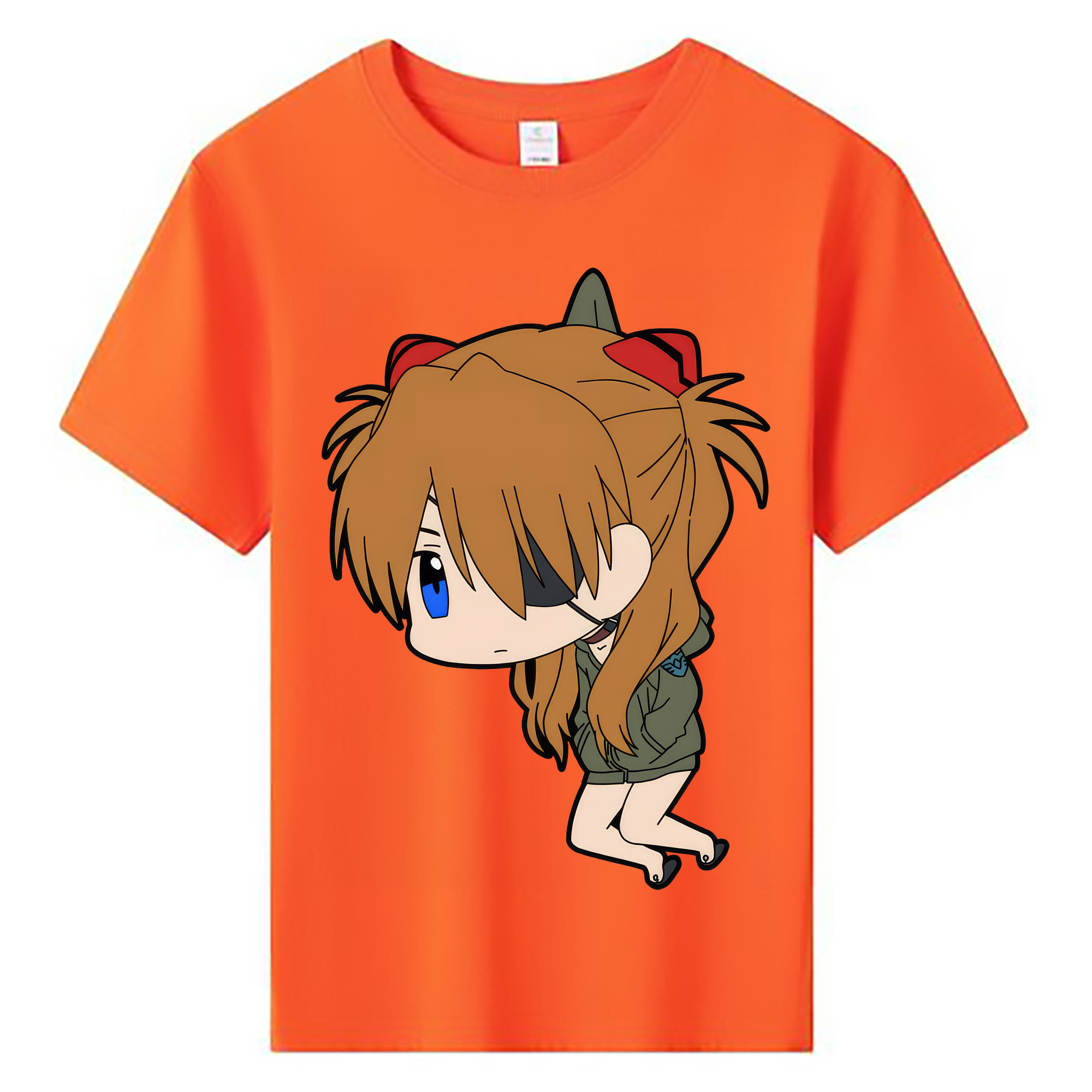 （画像用） EVA 新世紀エヴァンゲリオン 綿100％キッズTシャツ（フロントプリント）