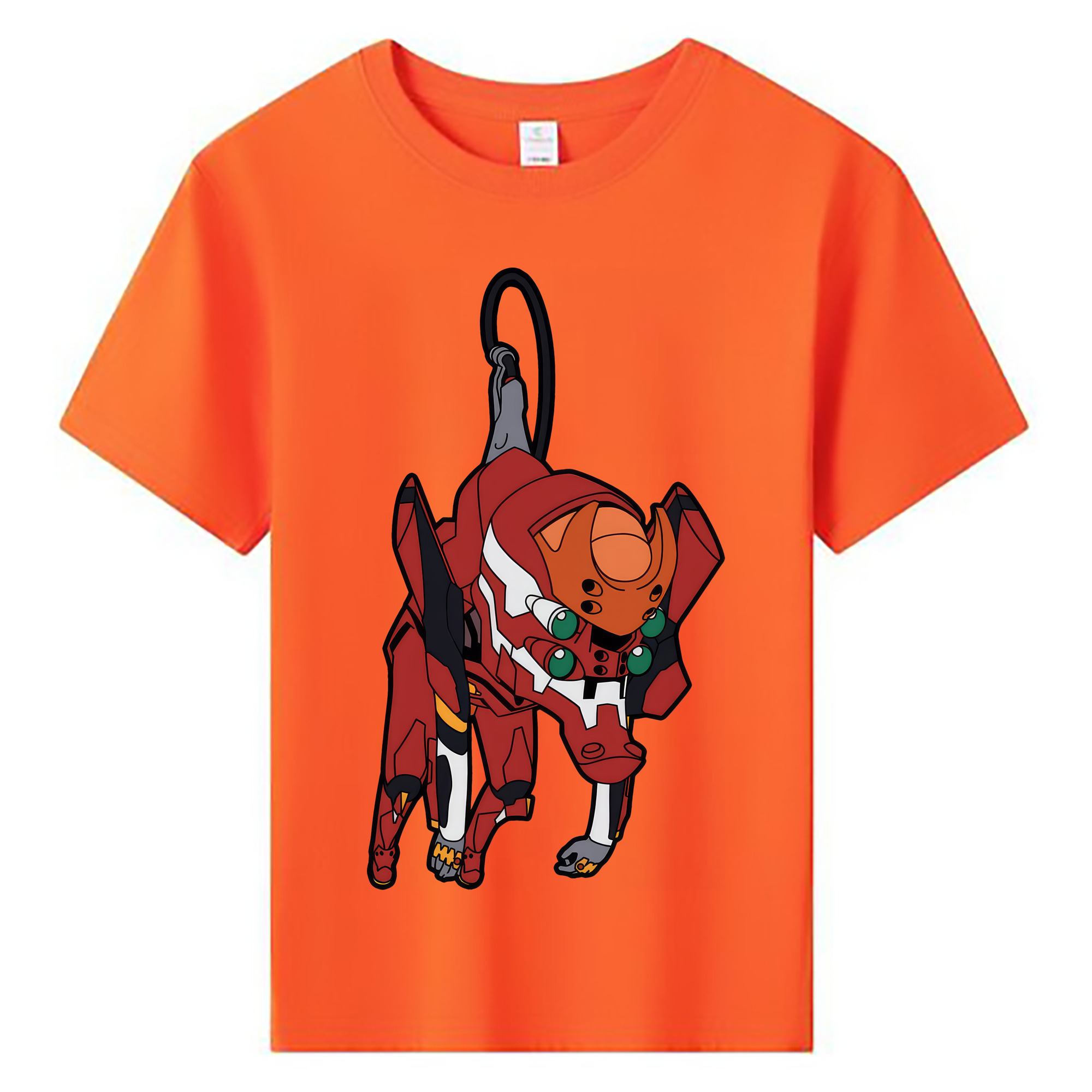 （画像用） EVA 新世紀エヴァンゲリオン 綿100％キッズTシャツ（フロントプリント）