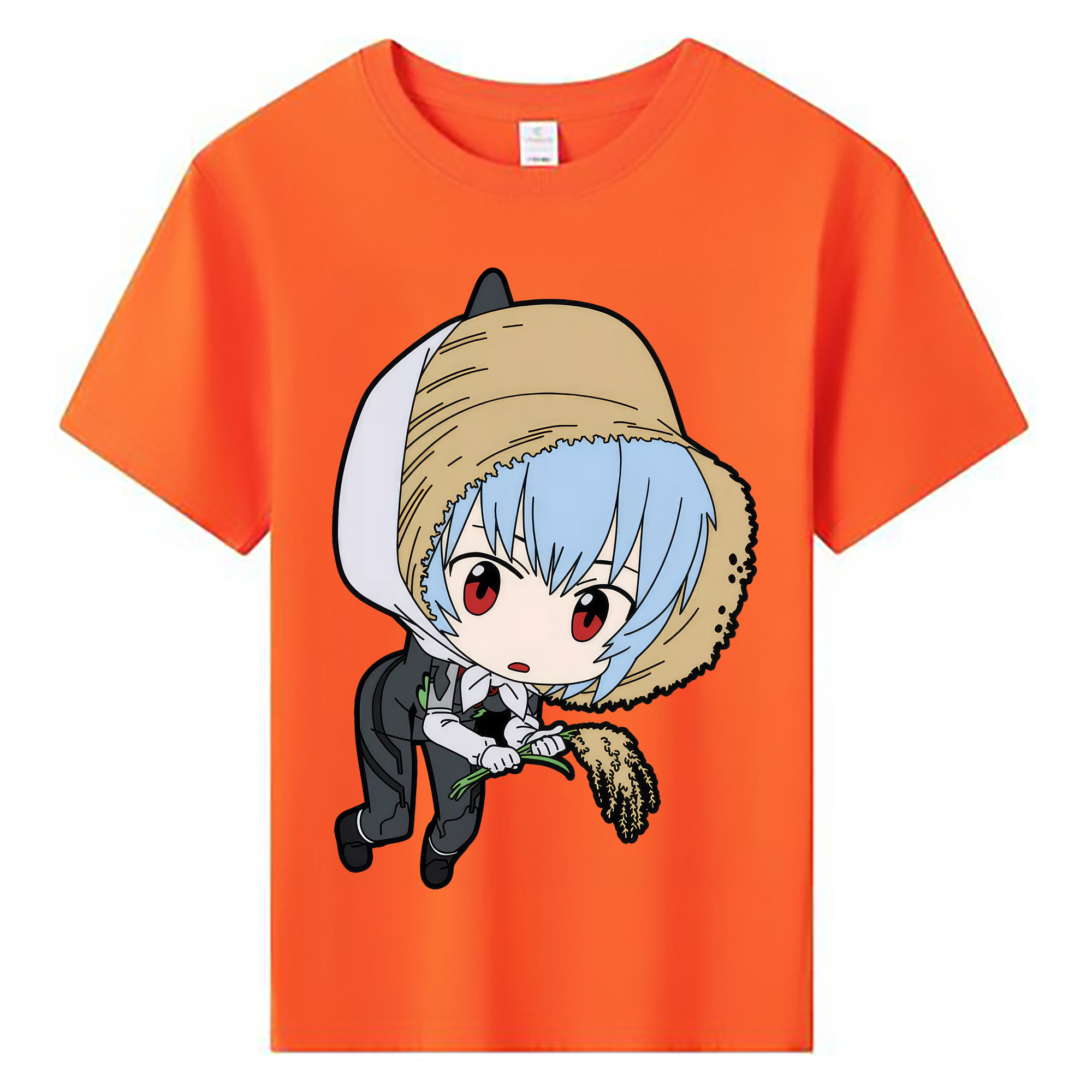 （画像用） EVA 新世紀エヴァンゲリオン 綿100％キッズTシャツ（フロントプリント）
