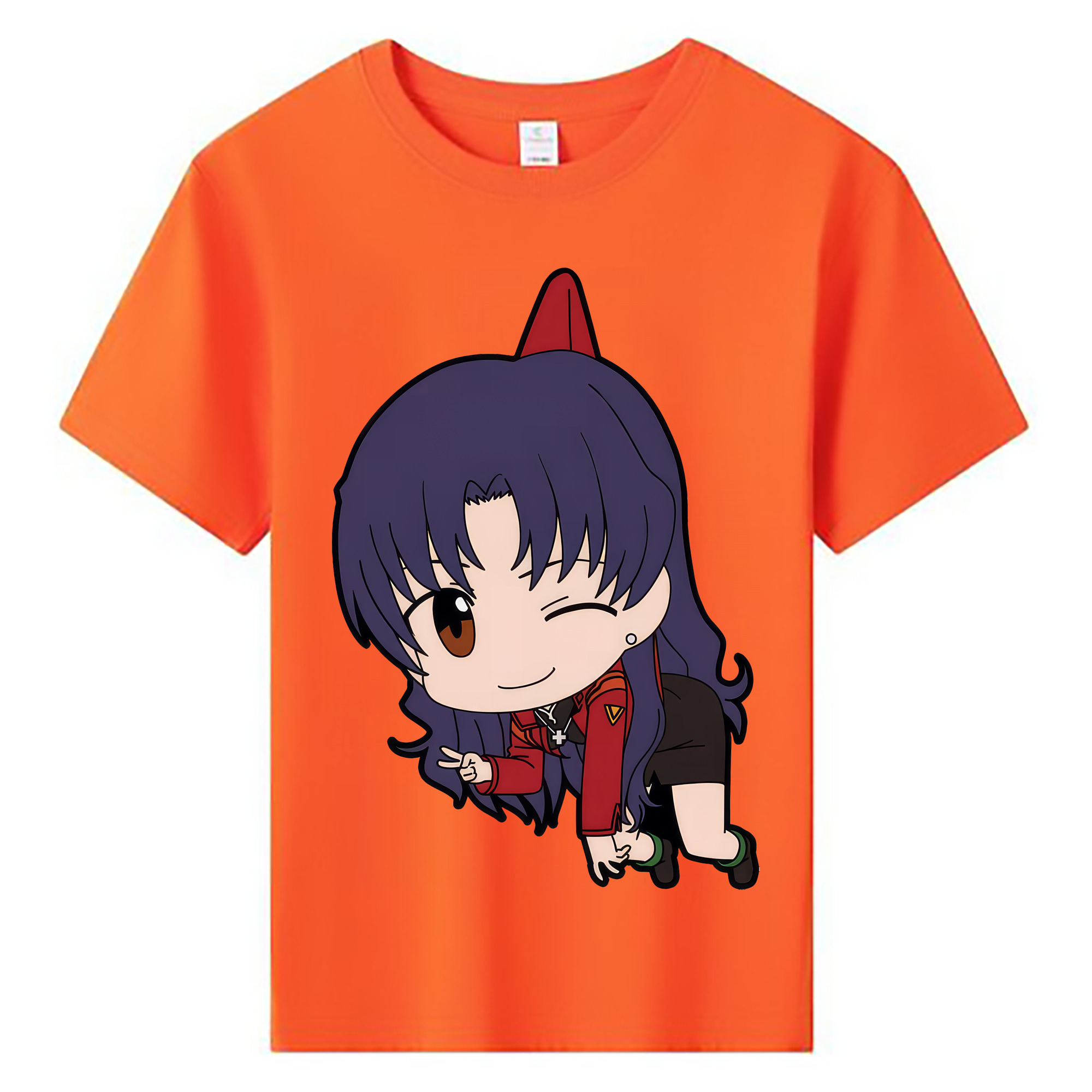 （画像用） EVA 新世紀エヴァンゲリオン 綿100％キッズTシャツ（フロントプリント）