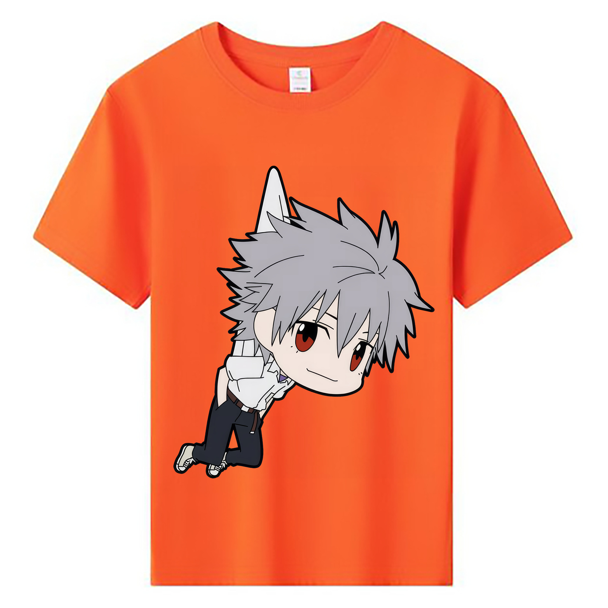 （画像用） EVA 新世紀エヴァンゲリオン 綿100％キッズTシャツ（フロントプリント）