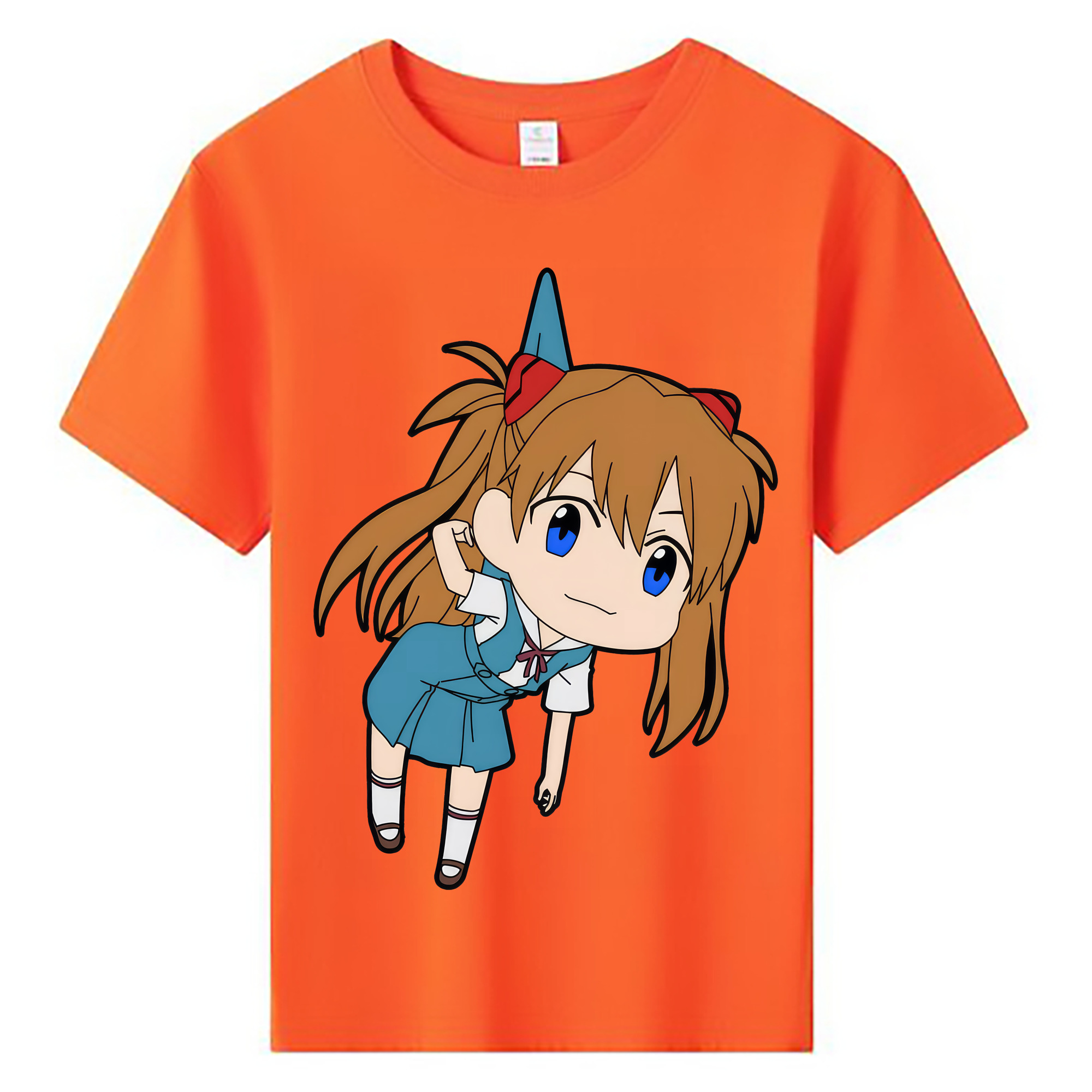 （画像用） EVA 新世紀エヴァンゲリオン 綿100％キッズTシャツ（フロントプリント）