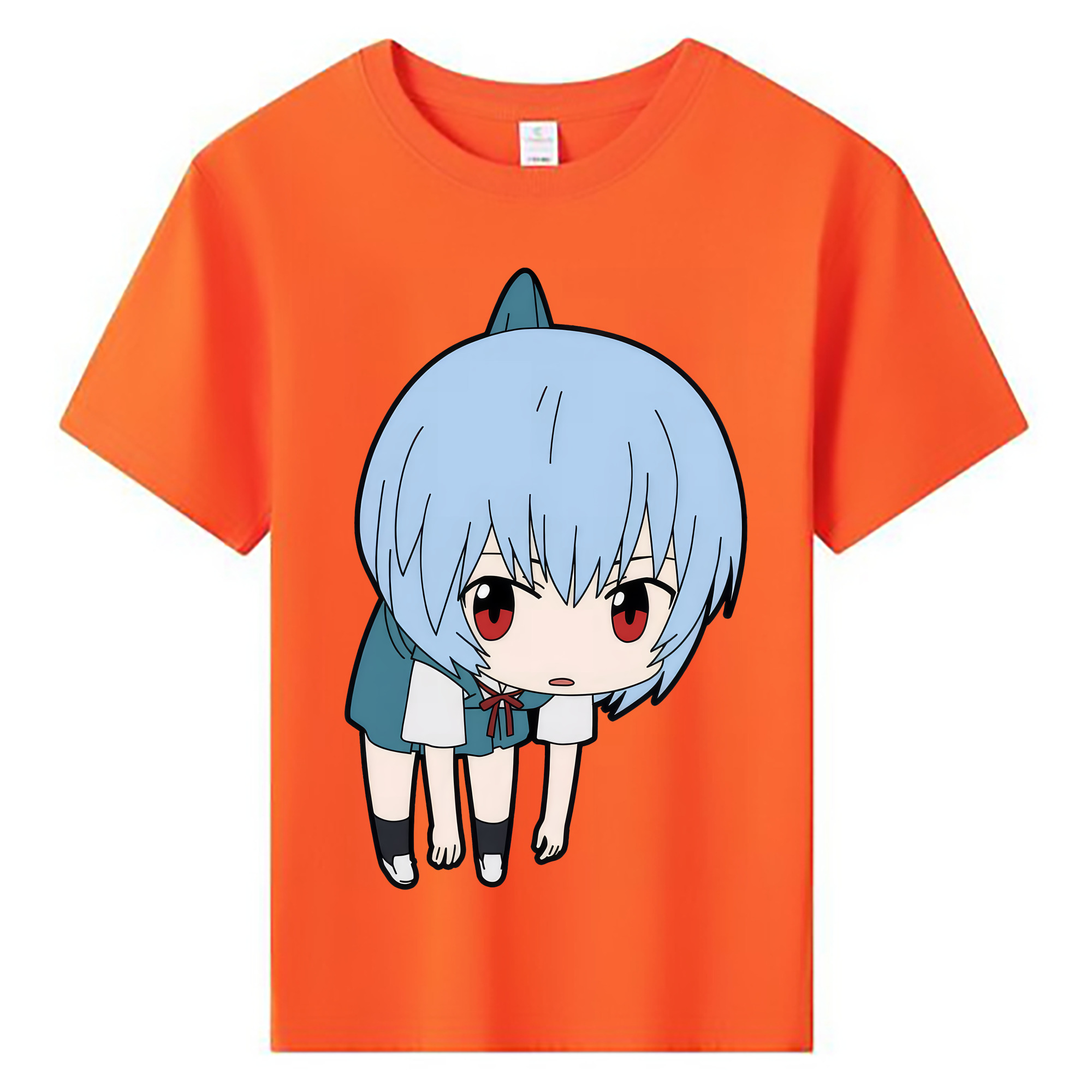 （画像用） EVA 新世紀エヴァンゲリオン 綿100％キッズTシャツ（フロントプリント）