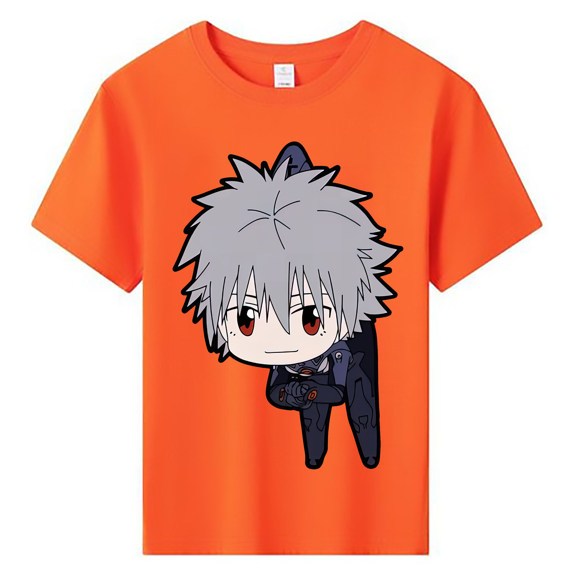 （画像用） EVA 新世紀エヴァンゲリオン 綿100％キッズTシャツ（フロントプリント）