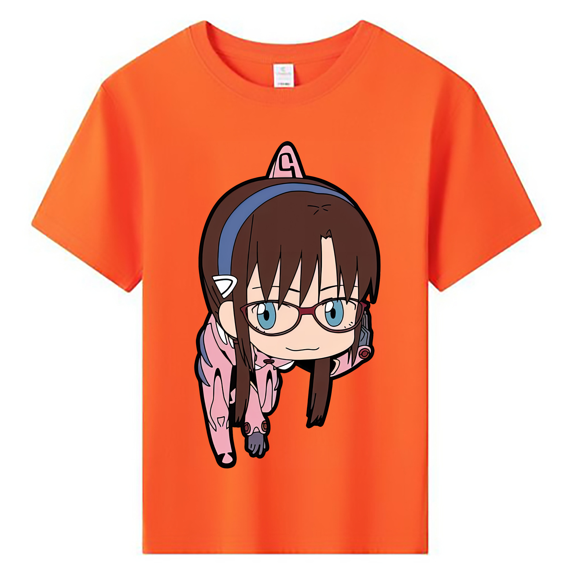 （画像用） EVA 新世紀エヴァンゲリオン 綿100％キッズTシャツ（フロントプリント）