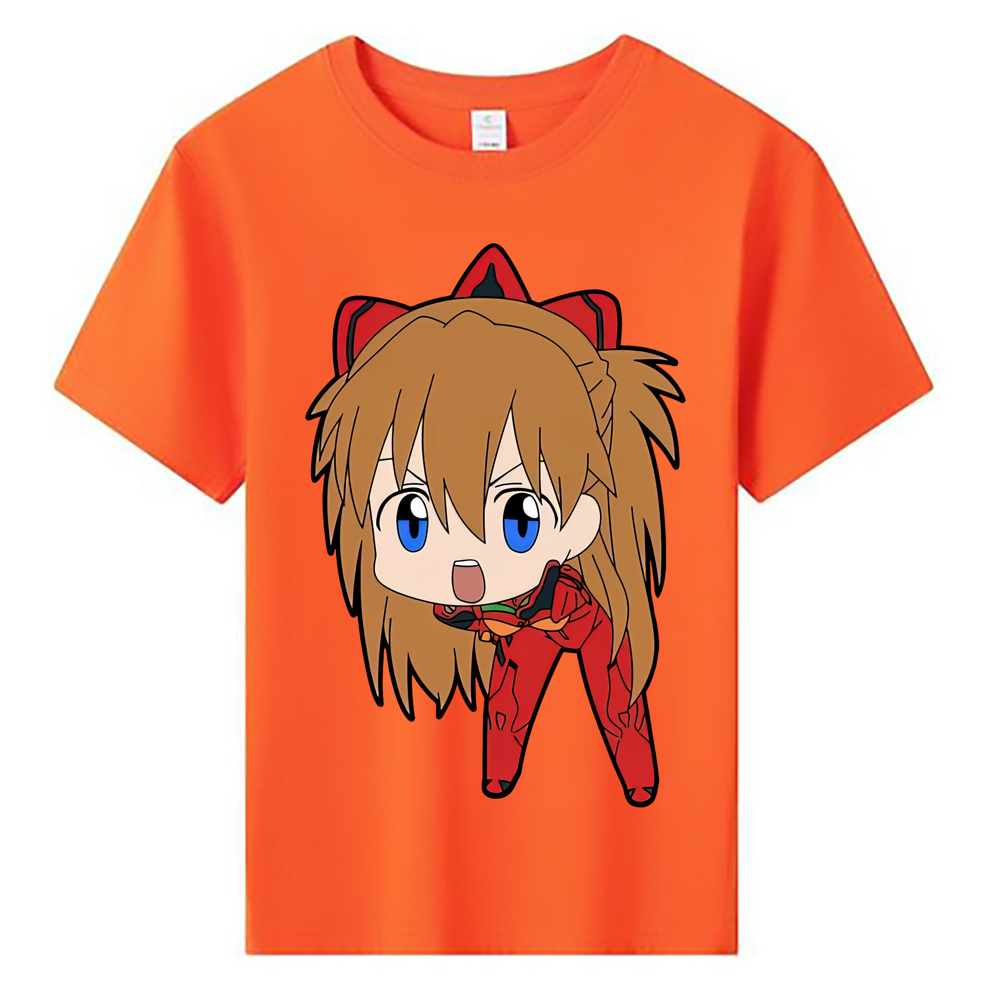 （画像用） EVA 新世紀エヴァンゲリオン 綿100％キッズTシャツ（フロントプリント）