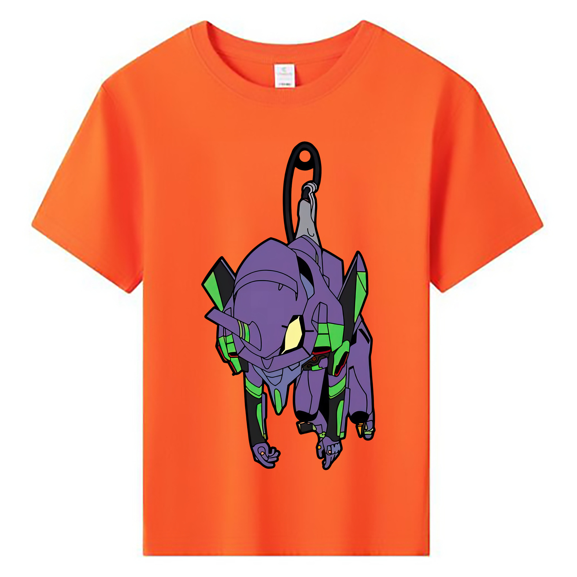 （画像用） EVA 新世紀エヴァンゲリオン 綿100％キッズTシャツ（フロントプリント）