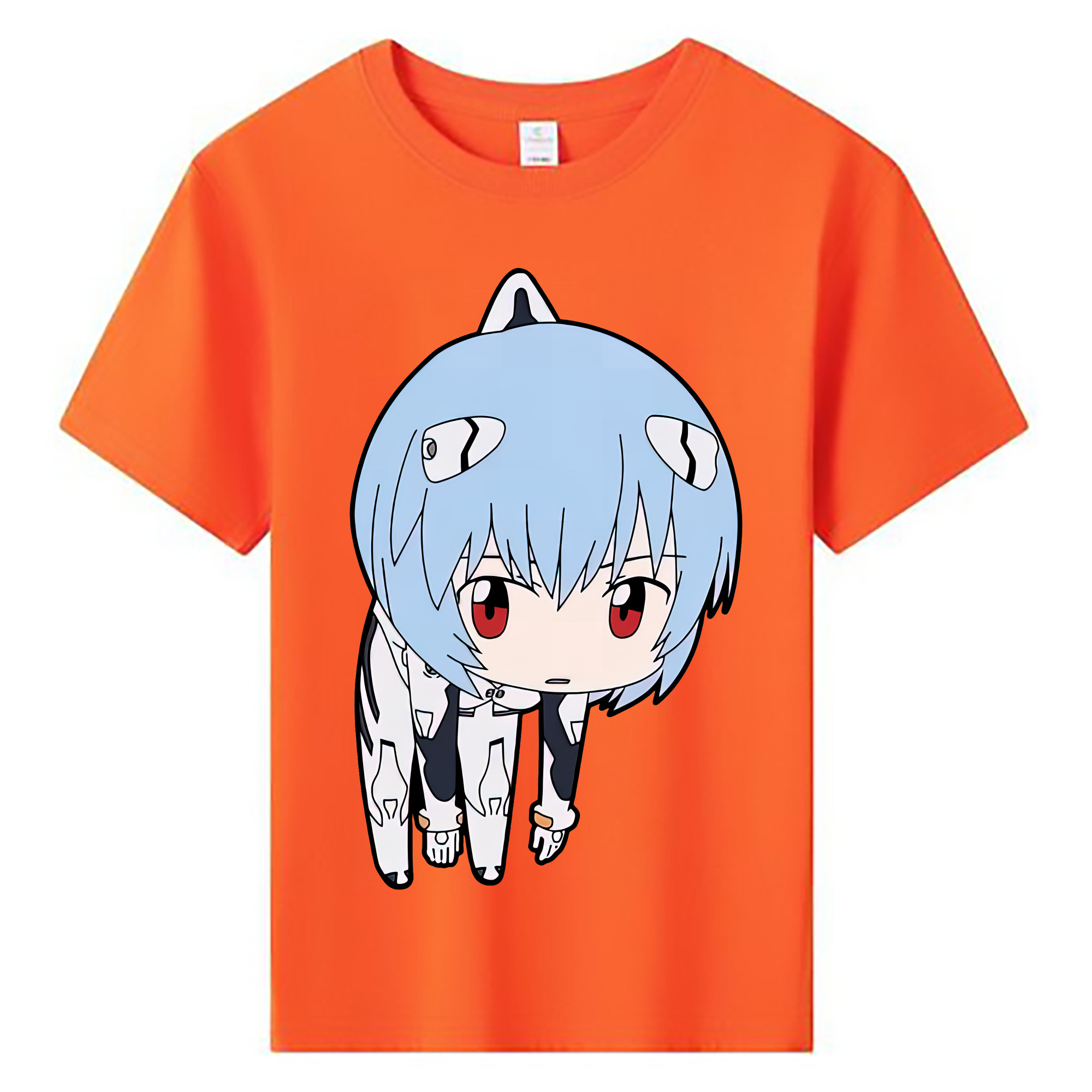（画像用） EVA 新世紀エヴァンゲリオン 綿100％キッズTシャツ（フロントプリント）