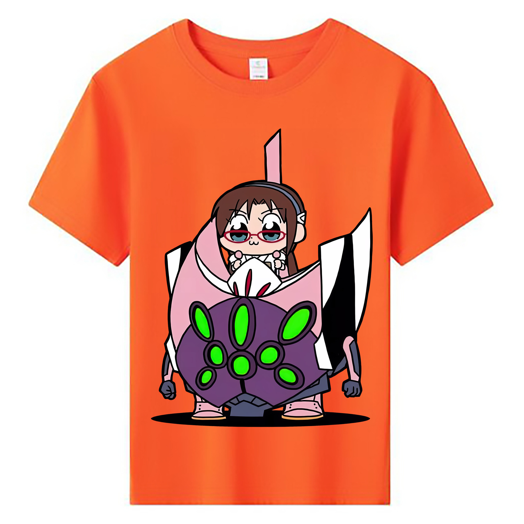 （画像用） EVA 新世紀エヴァンゲリオン 綿100％キッズTシャツ（フロントプリント）