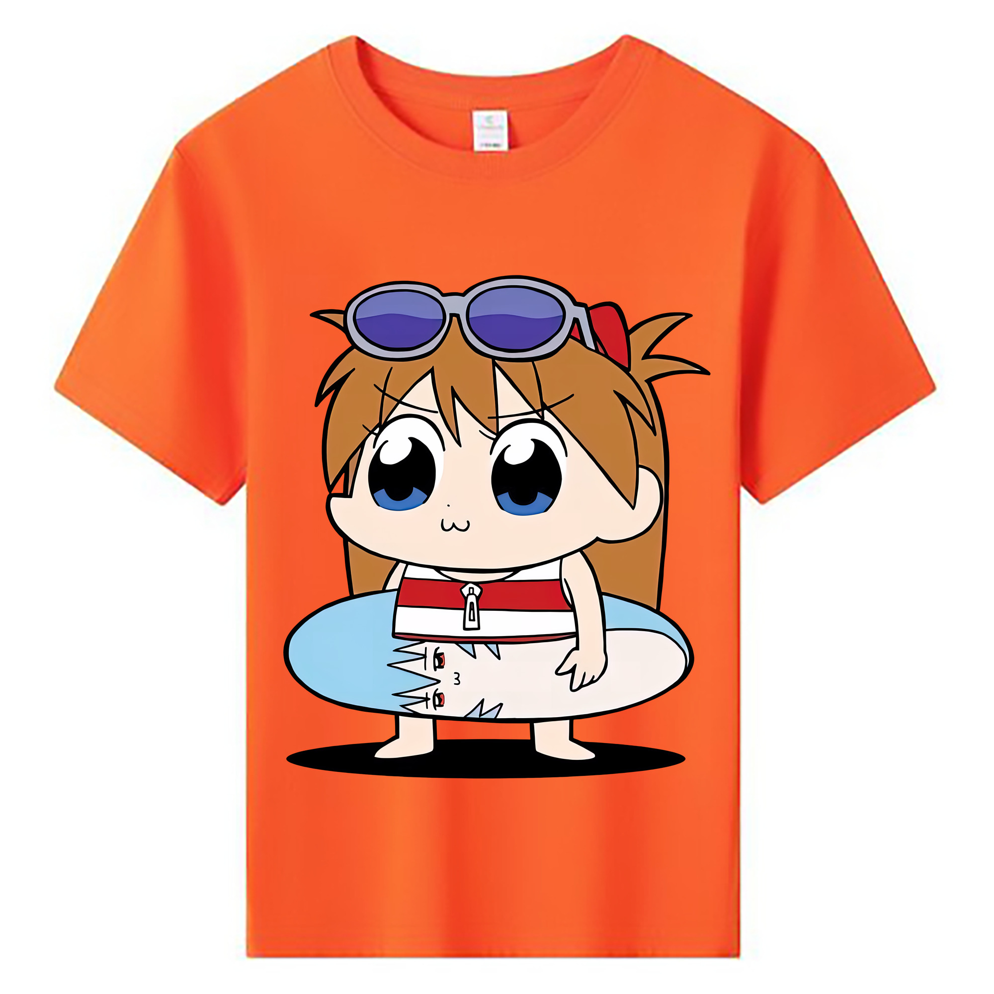 （画像用） EVA 新世紀エヴァンゲリオン 綿100％キッズTシャツ（フロントプリント）