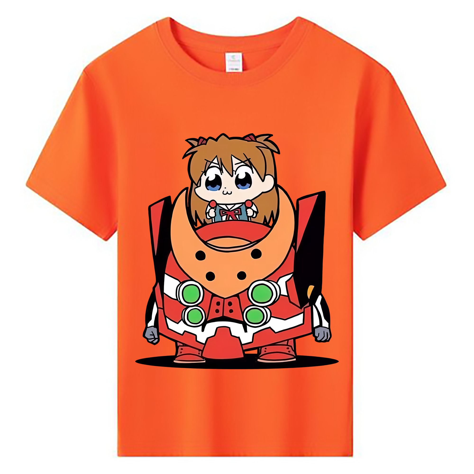 （画像用） EVA 新世紀エヴァンゲリオン 綿100％キッズTシャツ（フロントプリント）