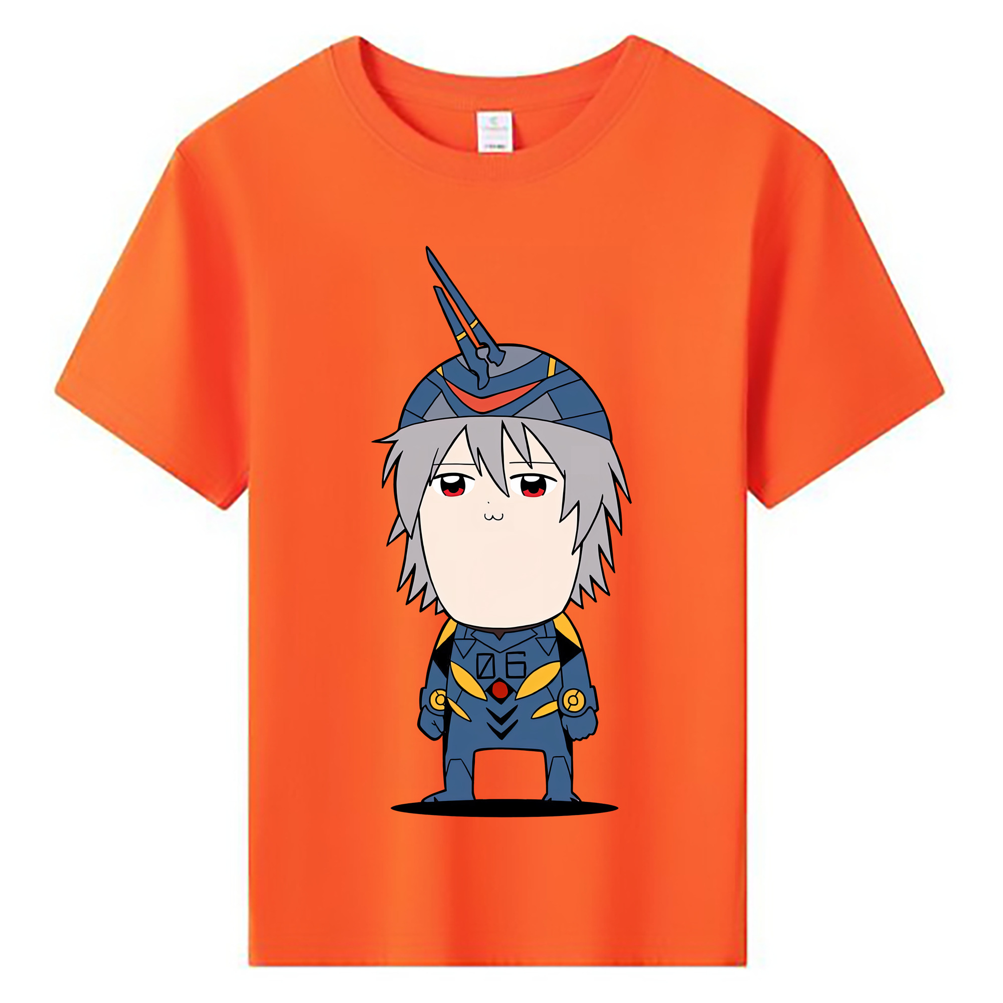 （画像用） EVA 新世紀エヴァンゲリオン 綿100％キッズTシャツ（フロントプリント）