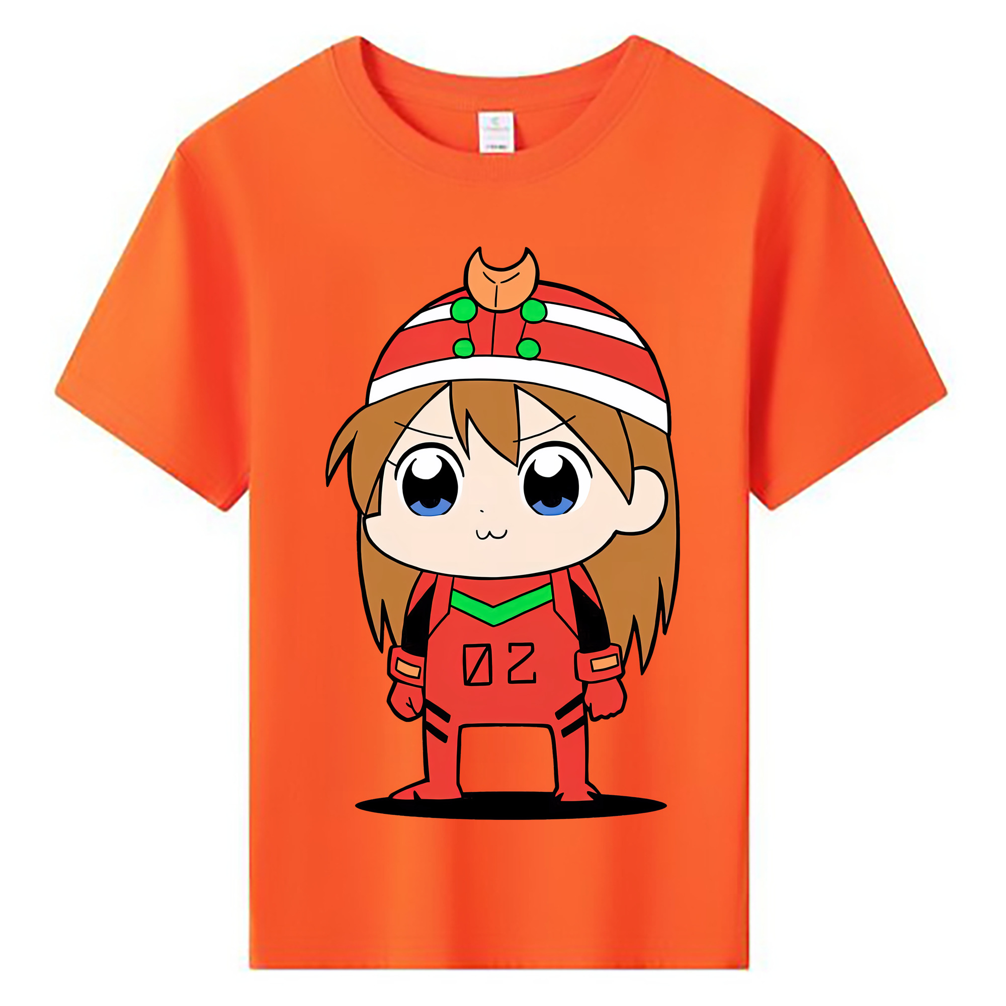 （画像用） EVA 新世紀エヴァンゲリオン 綿100％キッズTシャツ（フロントプリント）