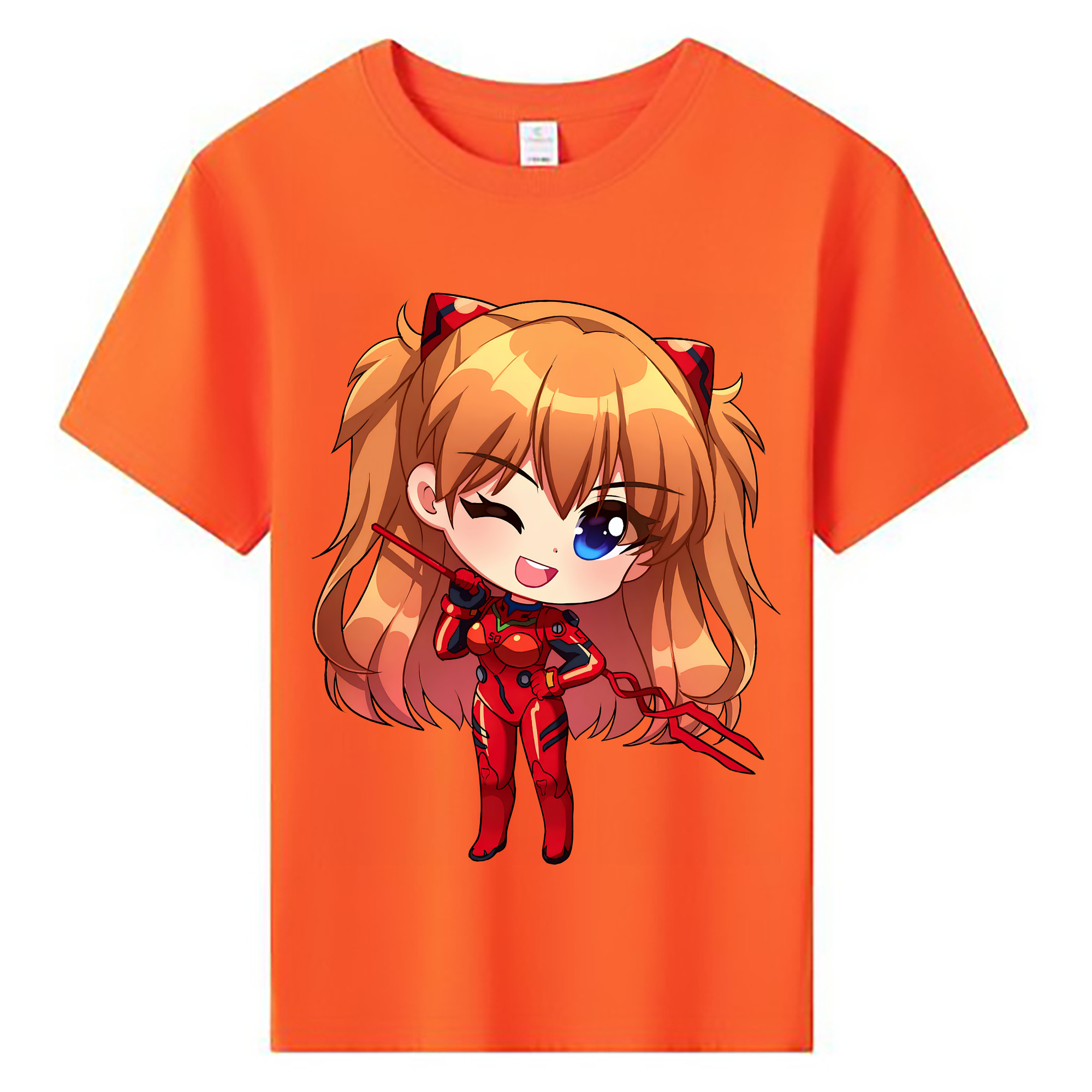 （画像用） EVA 新世紀エヴァンゲリオン 綿100％キッズTシャツ（フロントプリント）