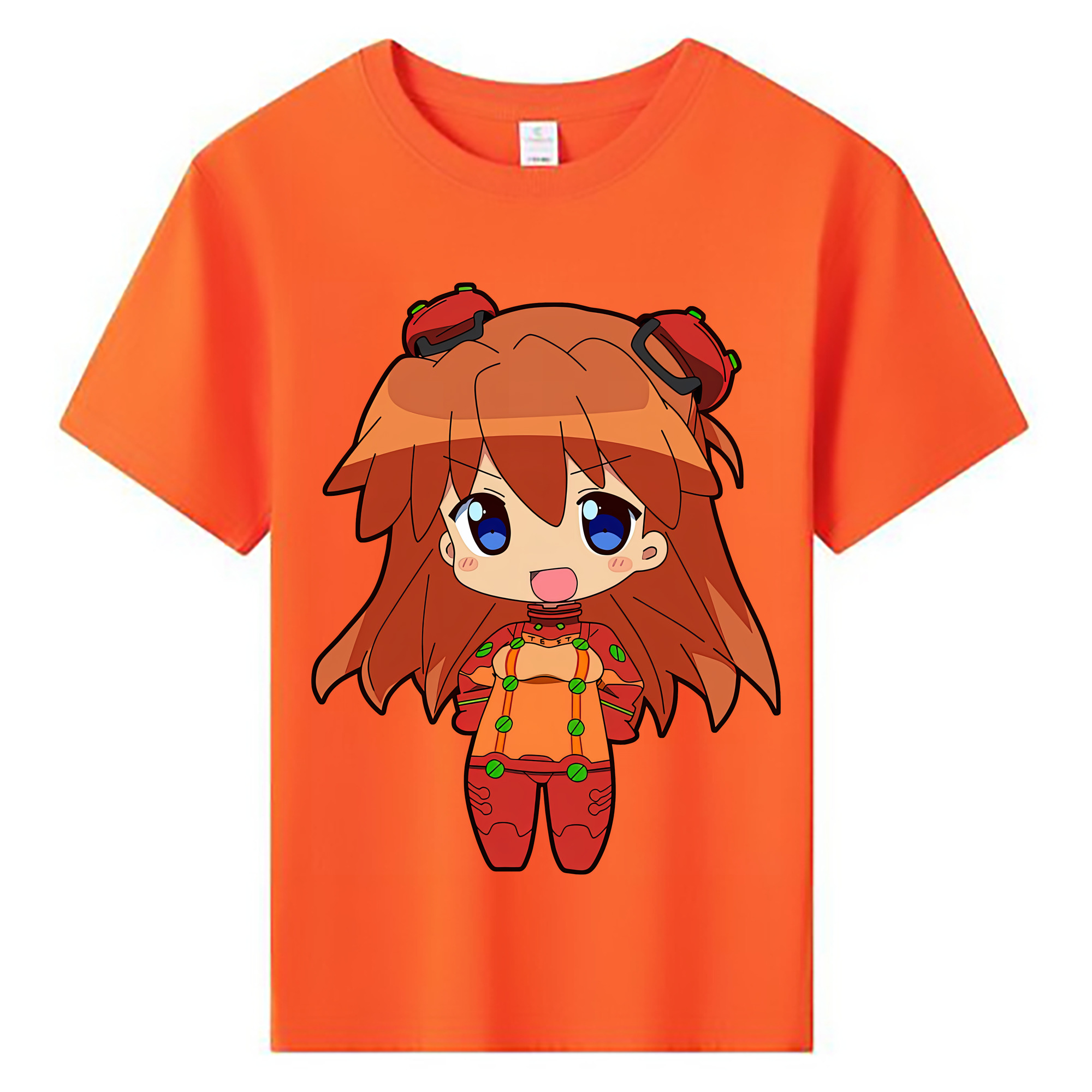 （画像用） EVA 新世紀エヴァンゲリオン 綿100％キッズTシャツ（フロントプリント）