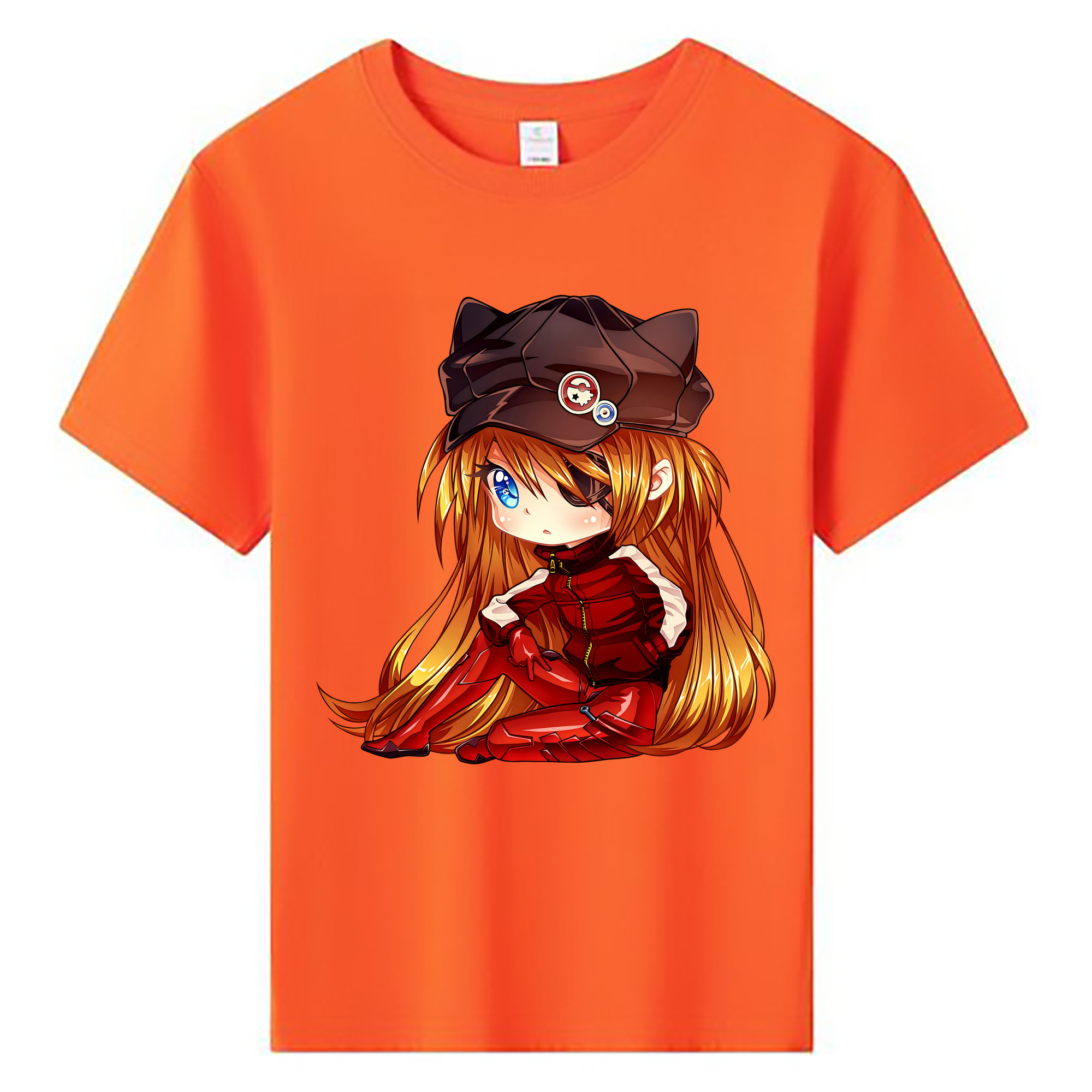（画像用） EVA 新世紀エヴァンゲリオン 綿100％キッズTシャツ（フロントプリント）