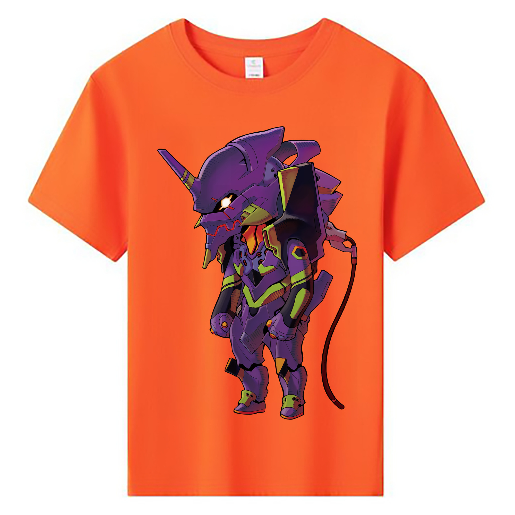 （画像用） EVA 新世紀エヴァンゲリオン 綿100％キッズTシャツ（フロントプリント）