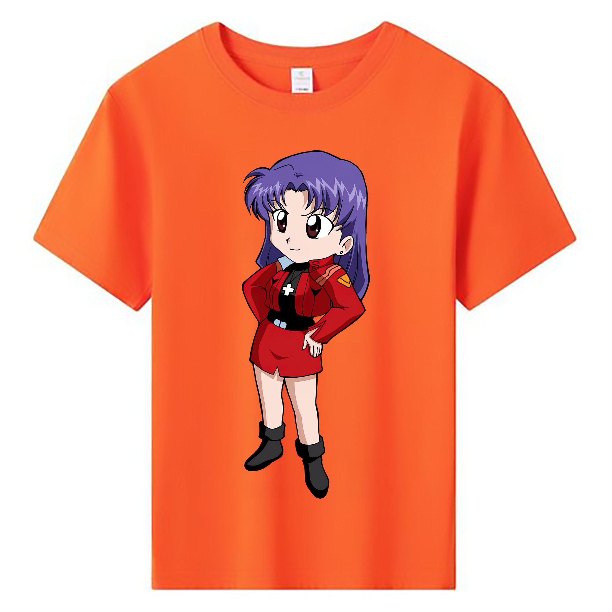 （画像用） EVA 新世紀エヴァンゲリオン 綿100％キッズTシャツ（フロントプリント）