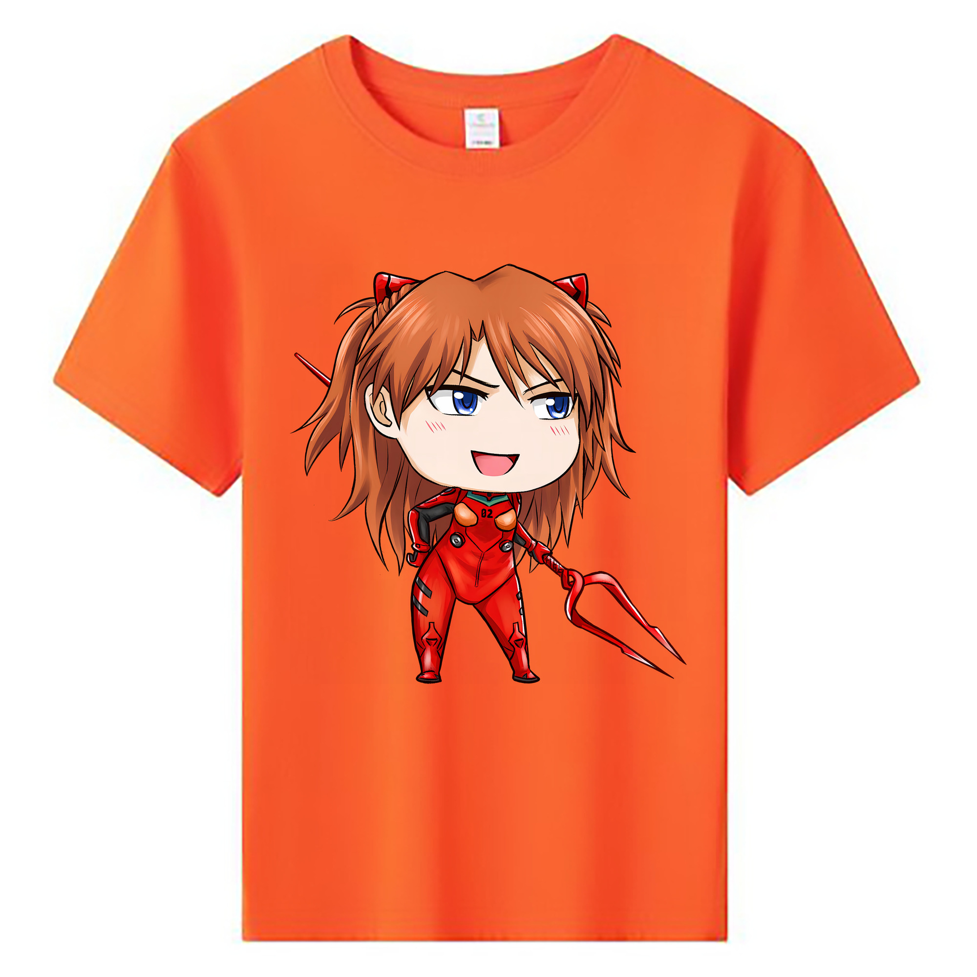 （画像用） EVA 新世紀エヴァンゲリオン 綿100％キッズTシャツ（フロントプリント）