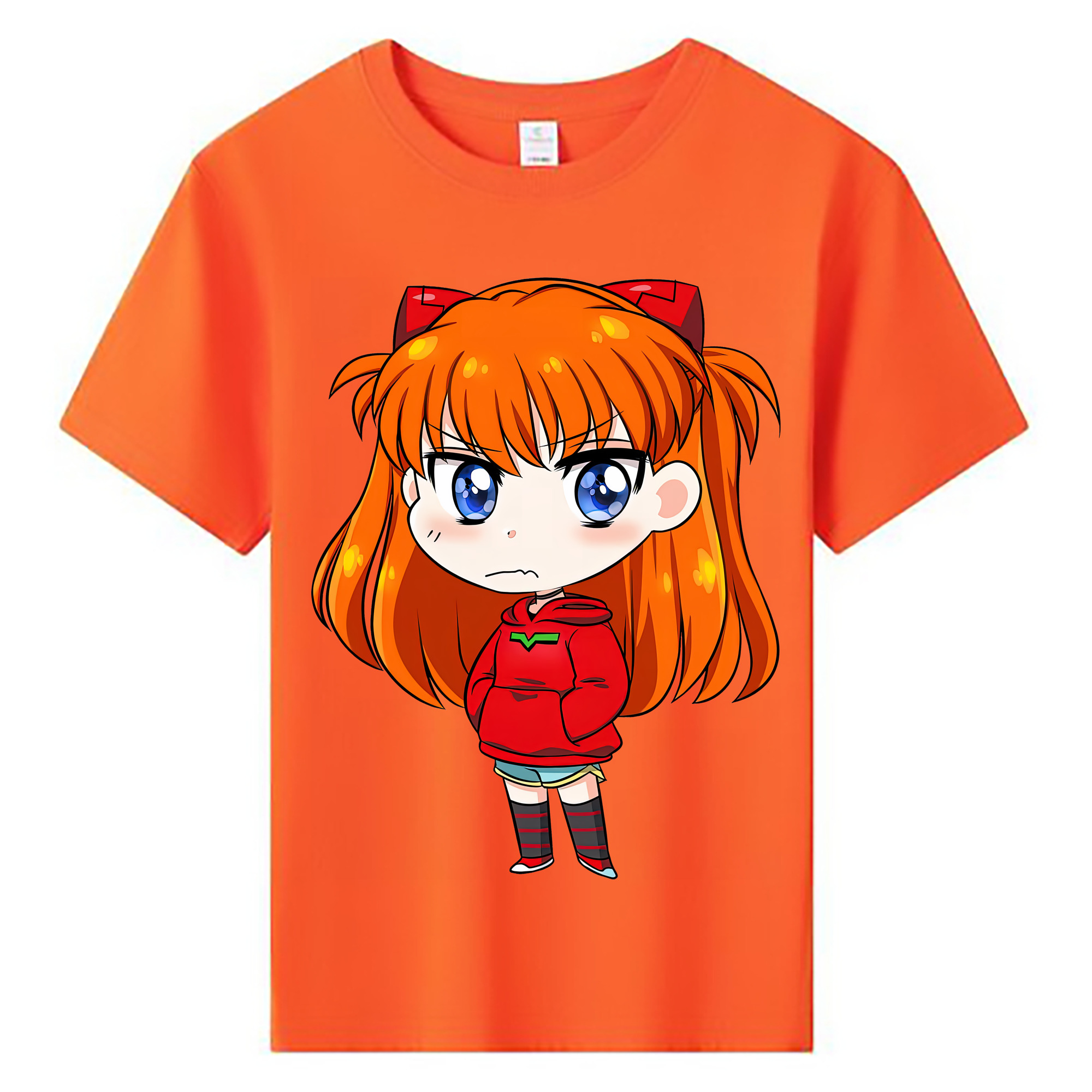 （画像用） EVA 新世紀エヴァンゲリオン 綿100％キッズTシャツ（フロントプリント）