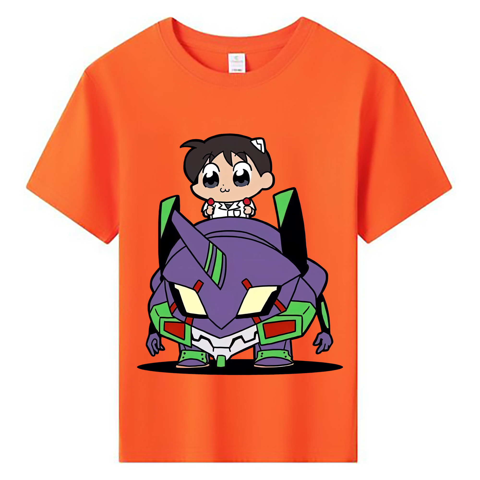 （画像用） EVA 新世紀エヴァンゲリオン 綿100％キッズTシャツ（フロントプリント）