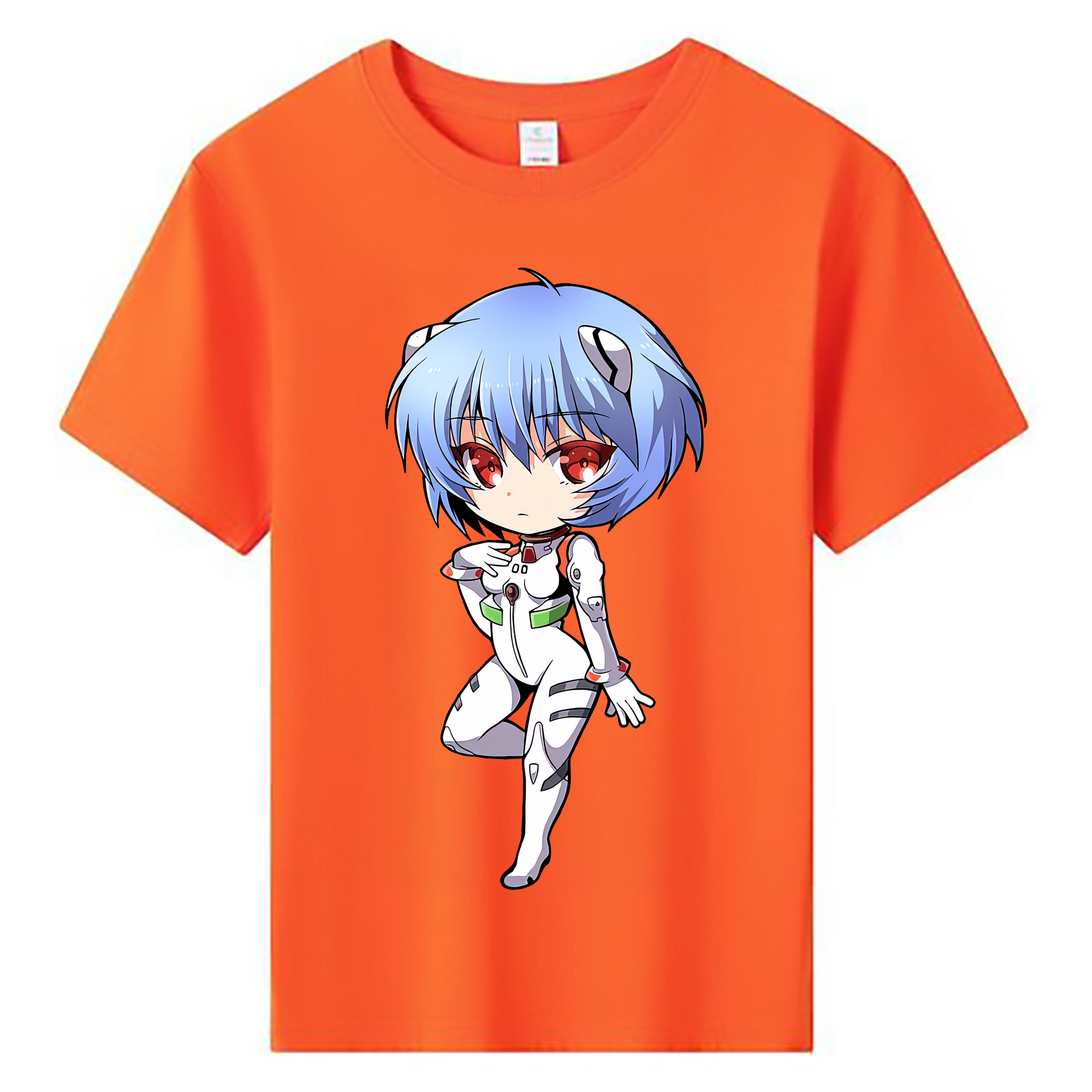（画像用） EVA 新世紀エヴァンゲリオン 綿100％キッズTシャツ（フロントプリント）