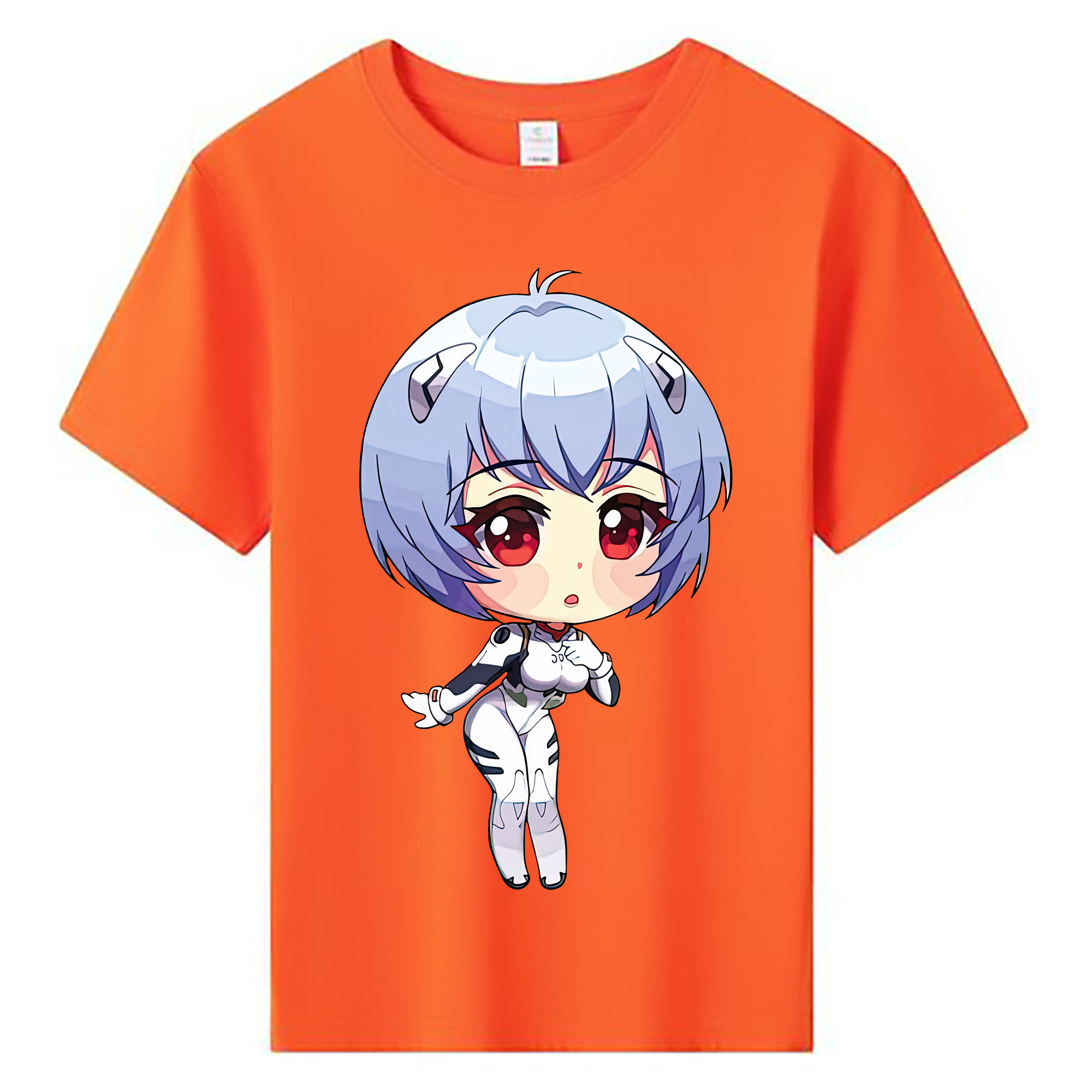 （画像用） EVA 新世紀エヴァンゲリオン 綿100％キッズTシャツ（フロントプリント）