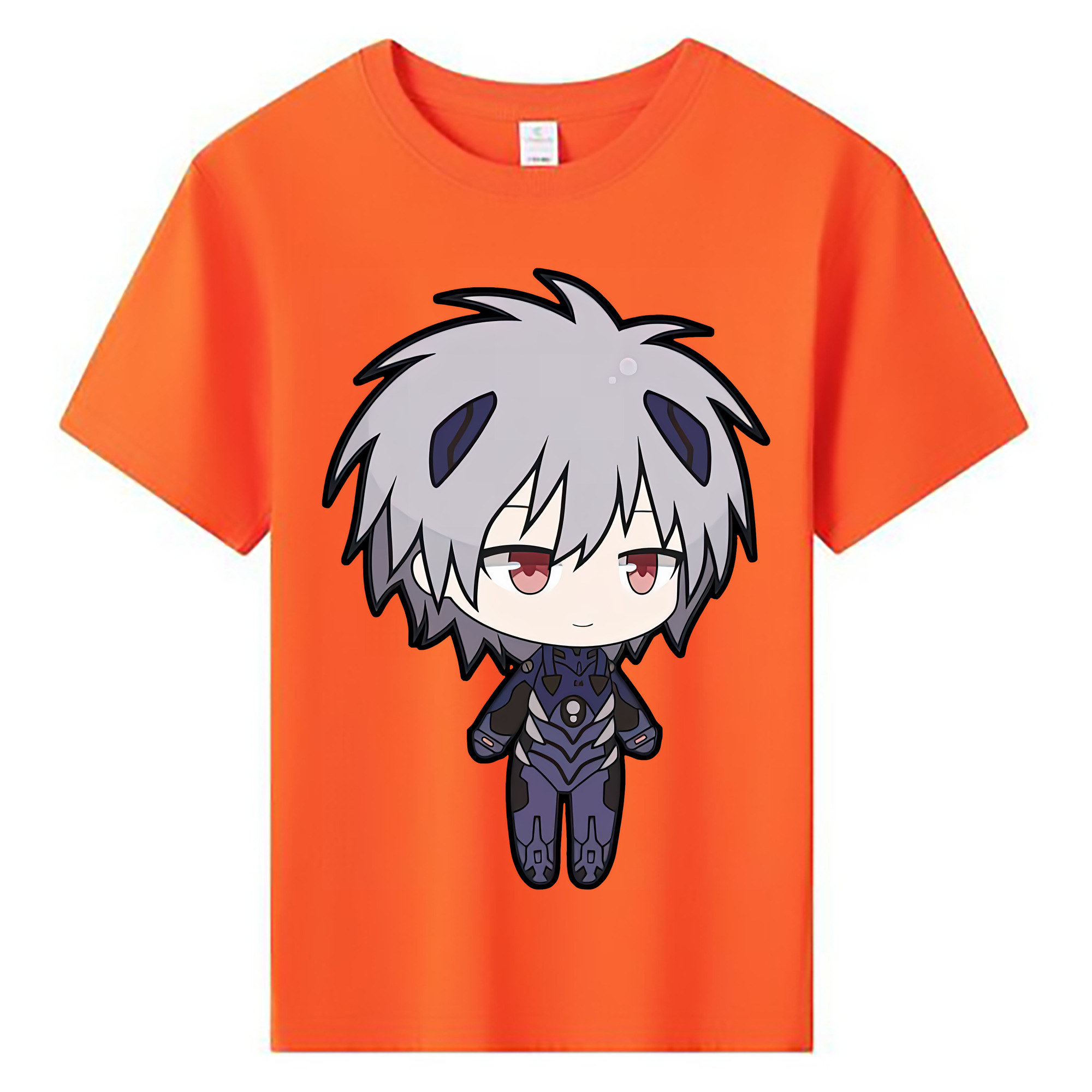 （画像用） EVA 新世紀エヴァンゲリオン 綿100％キッズTシャツ（フロントプリント）