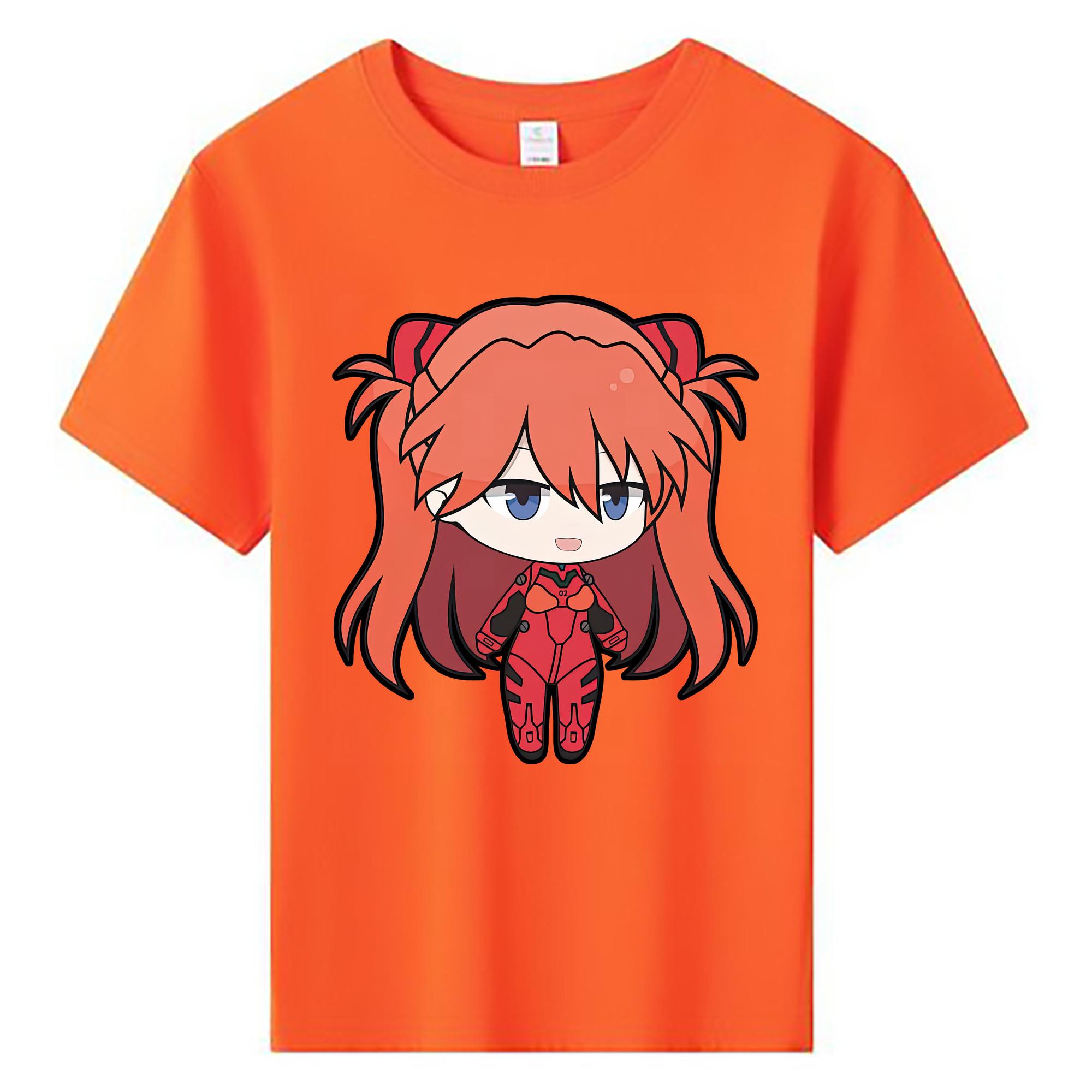 （画像用） EVA 新世紀エヴァンゲリオン 綿100％キッズTシャツ（フロントプリント）