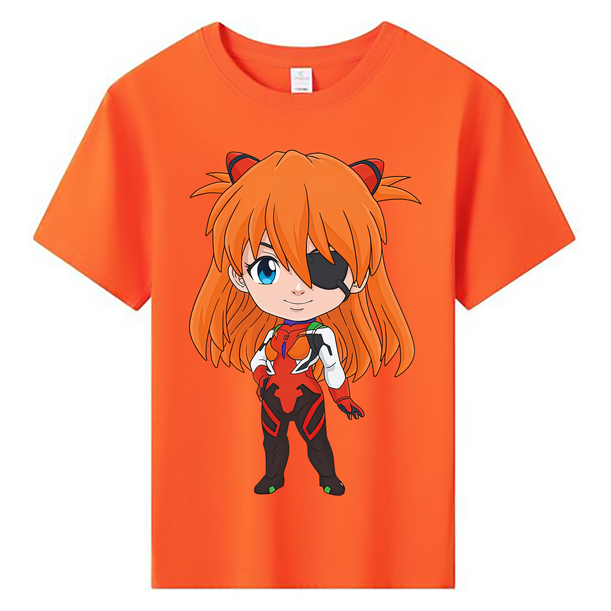 （画像用） EVA 新世紀エヴァンゲリオン 綿100％キッズTシャツ（フロントプリント）