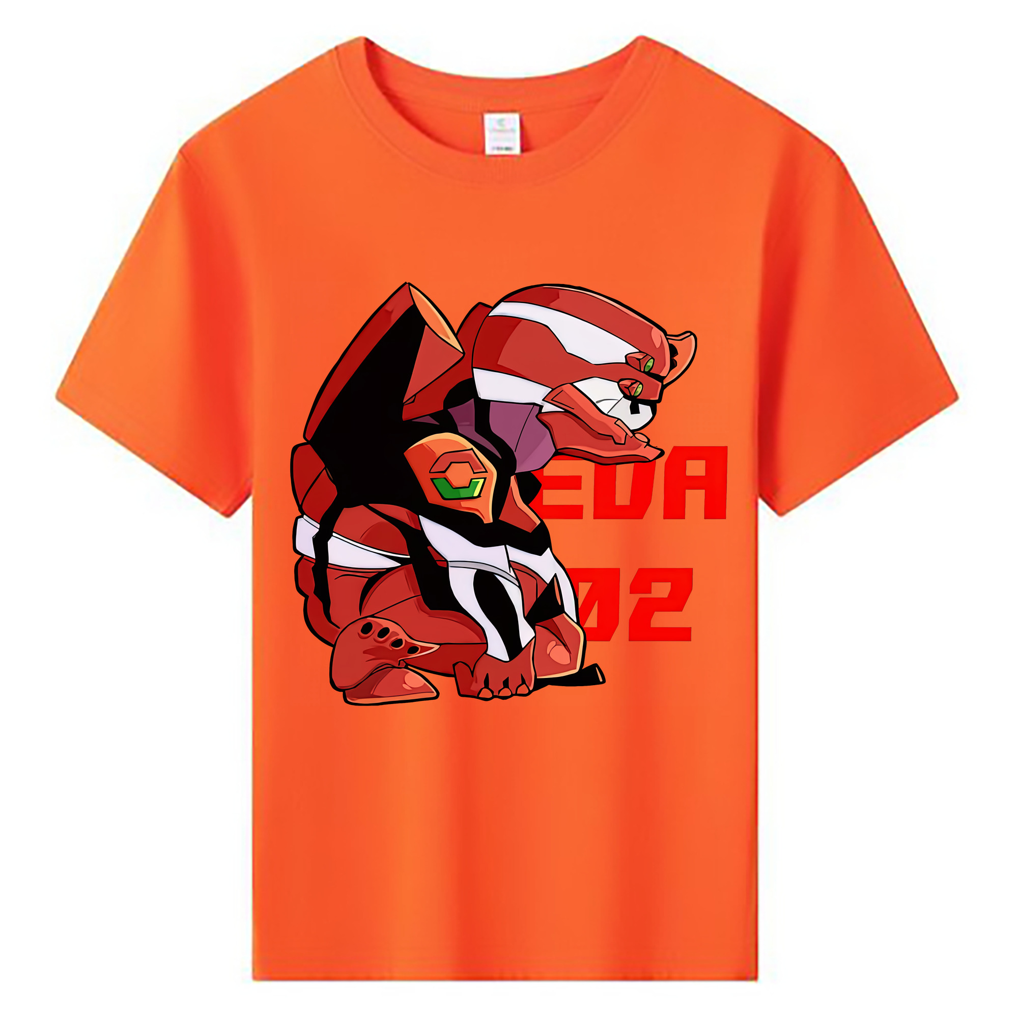 （画像用） EVA 新世紀エヴァンゲリオン 綿100％キッズTシャツ（フロントプリント）