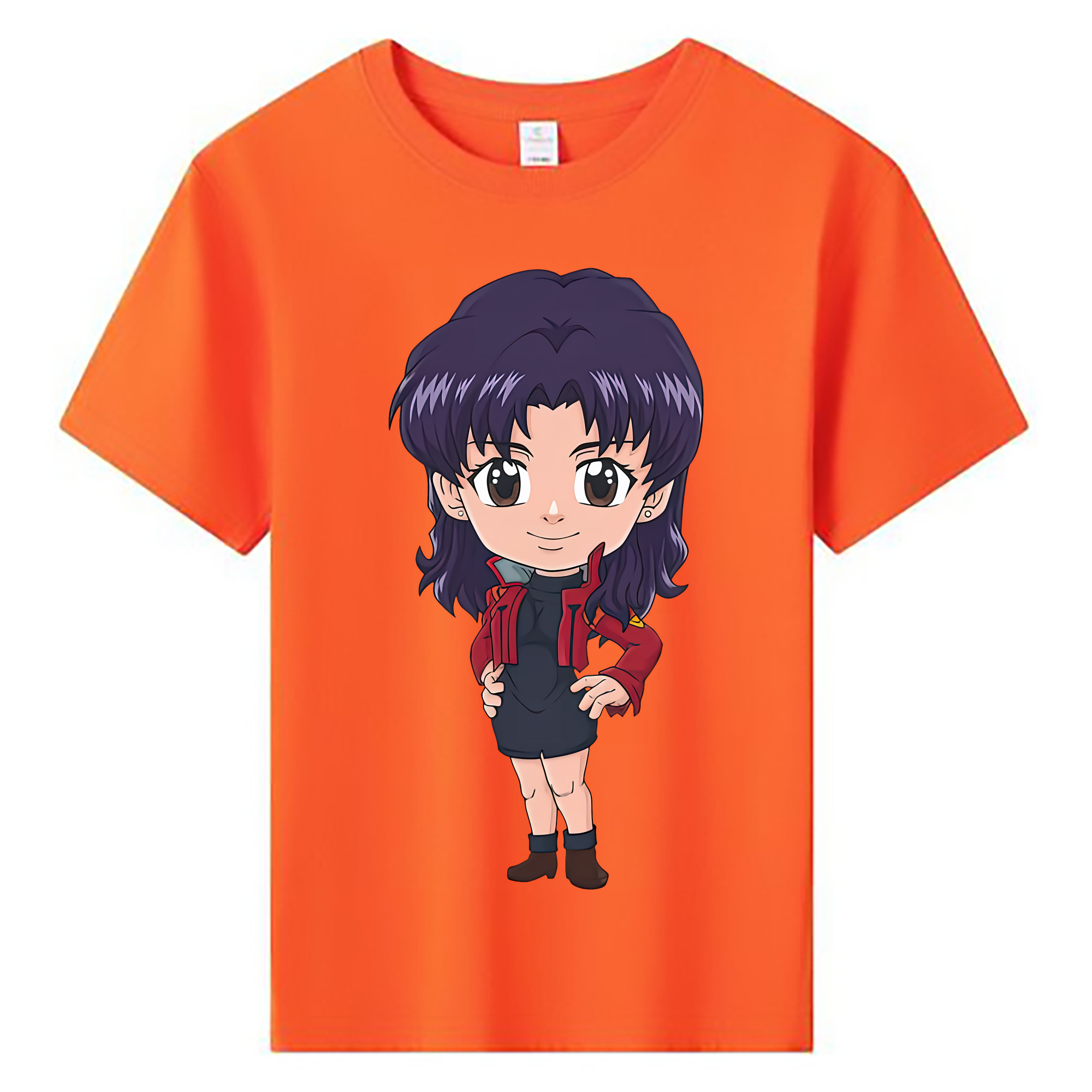 （画像用） EVA 新世紀エヴァンゲリオン 綿100％キッズTシャツ（フロントプリント）