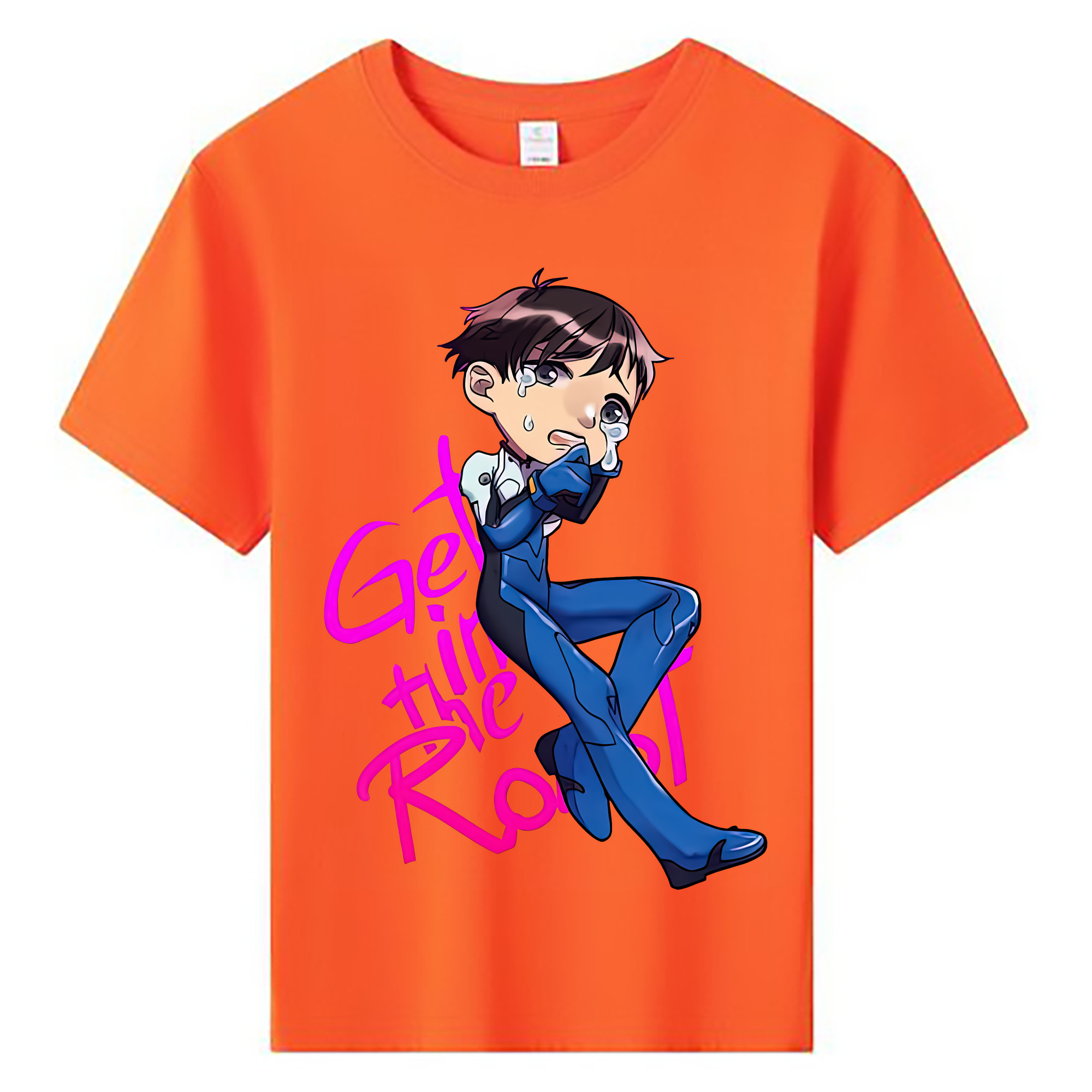 （画像用） EVA 新世紀エヴァンゲリオン 綿100％キッズTシャツ（フロントプリント）