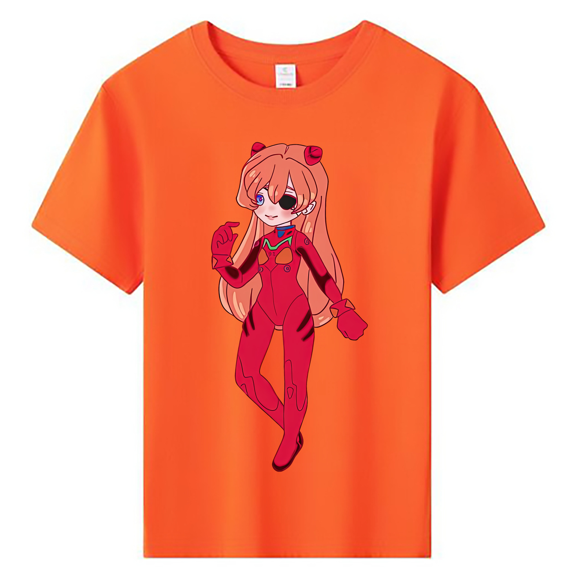 （画像用） EVA 新世紀エヴァンゲリオン 綿100％キッズTシャツ（フロントプリント）